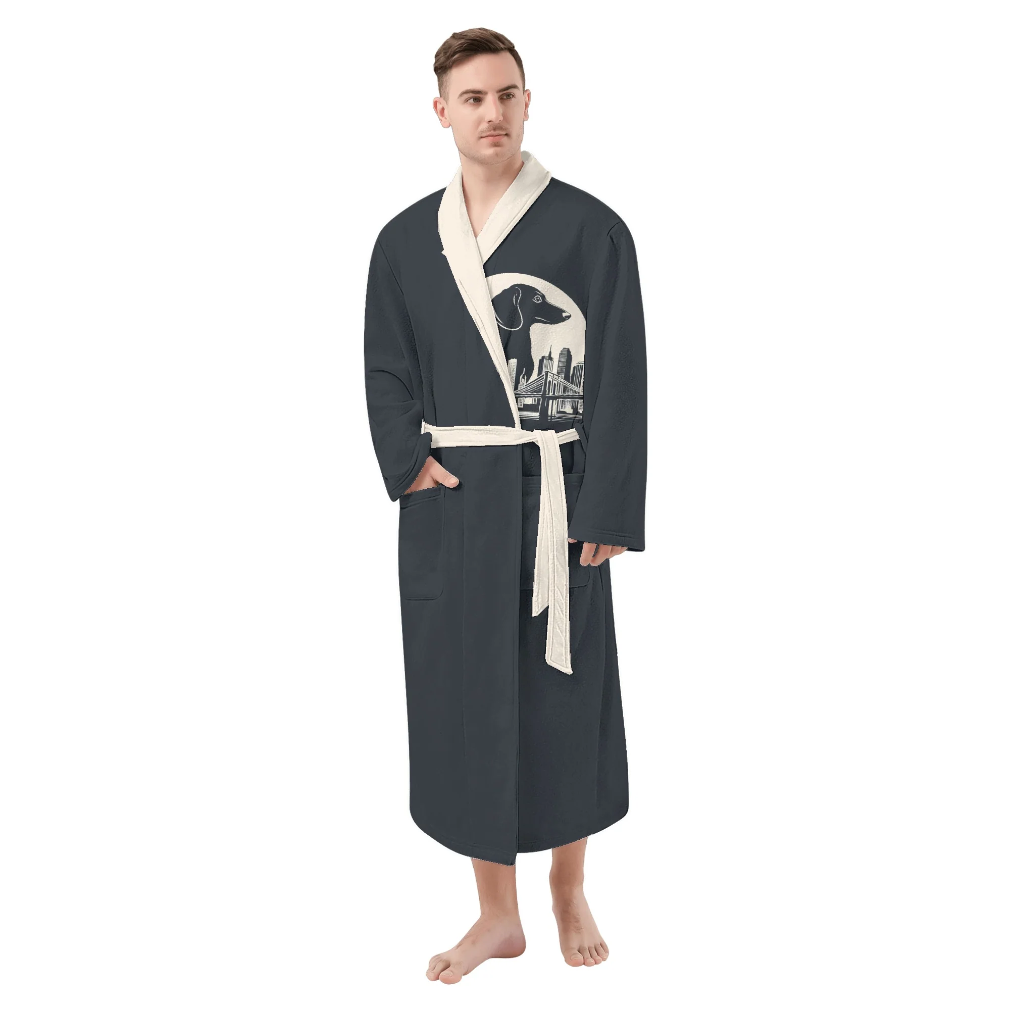 Dixon - Men Bathrobe - Image 6