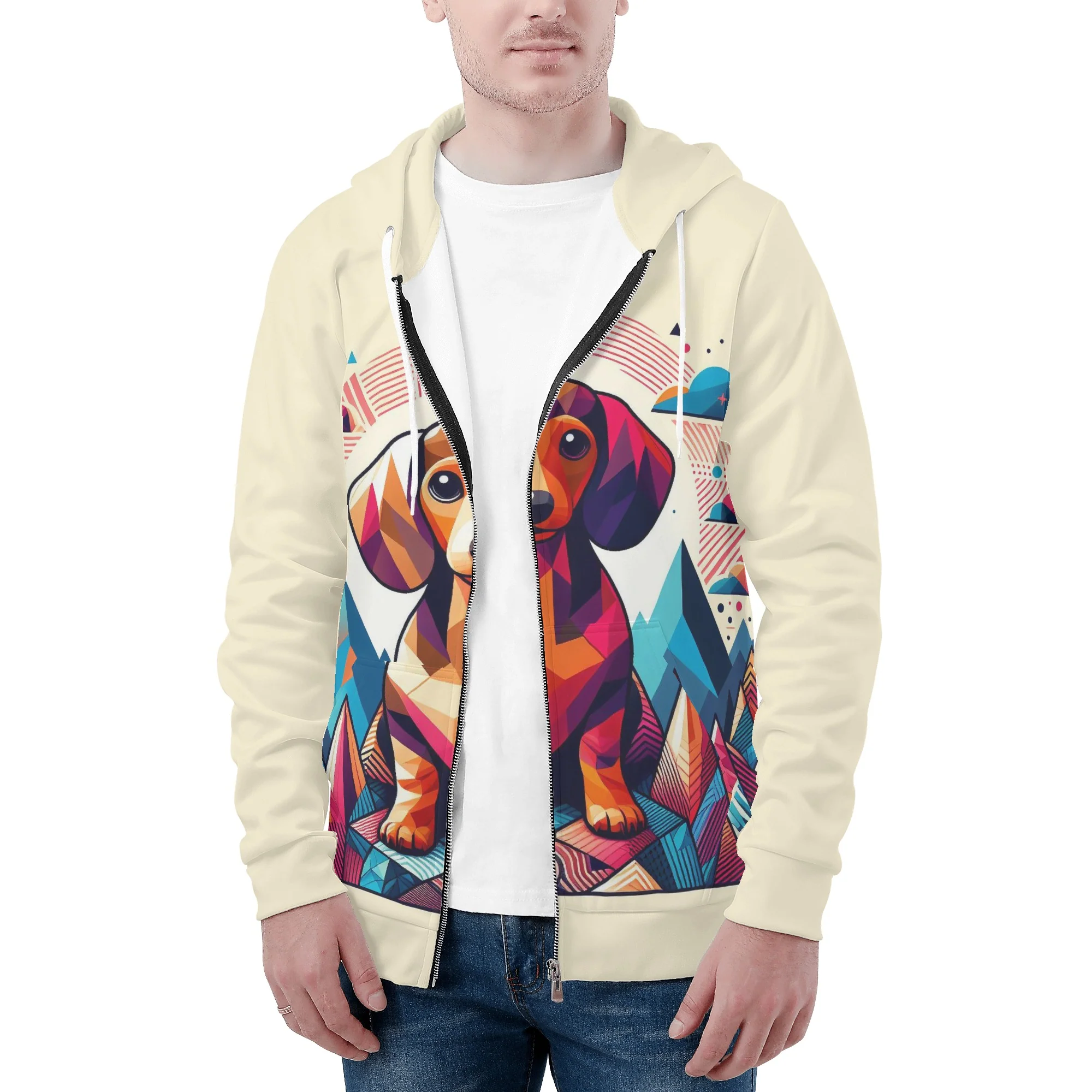 Donna - All Over Print Zip Up Hoodie - Image 3