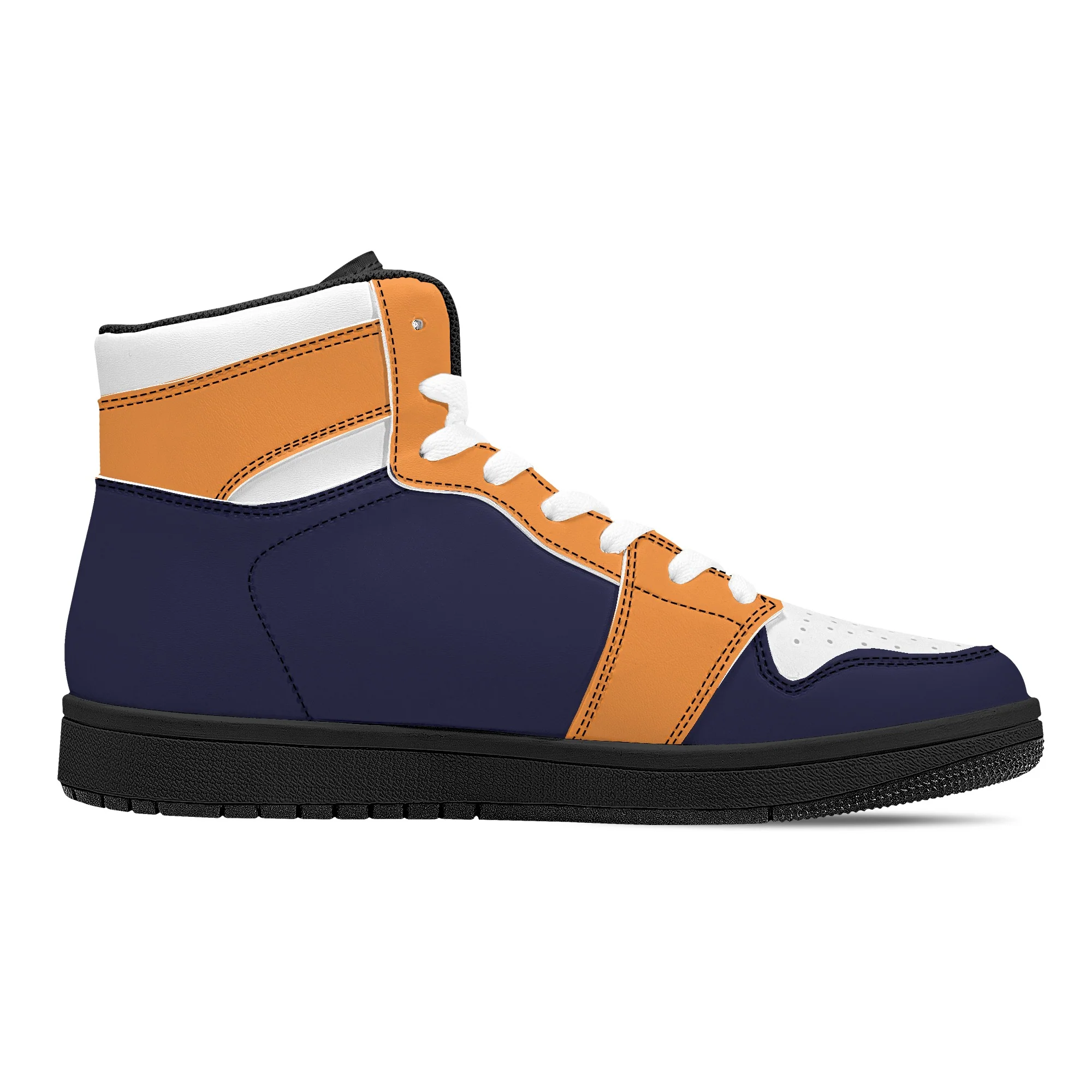 Donna -  High Top Leather Sneakers - Image 3