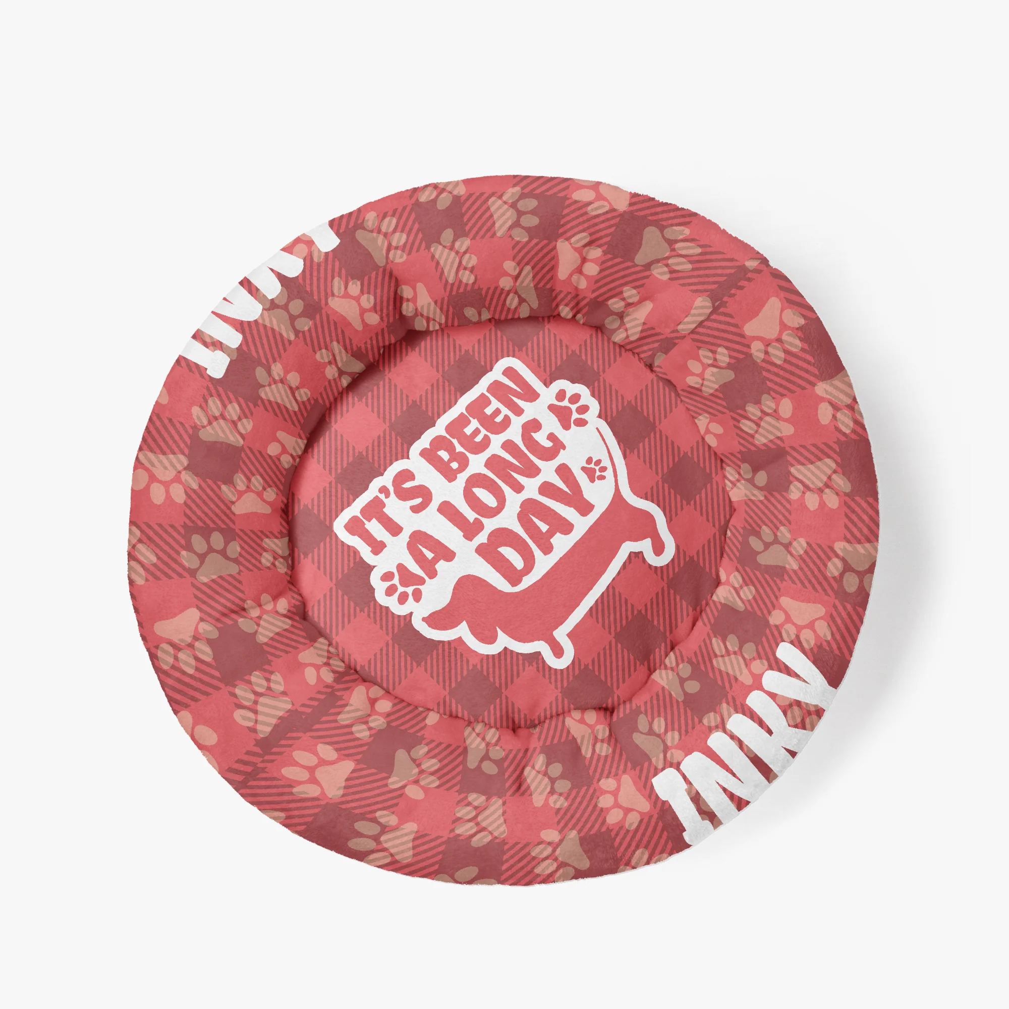 Winnie - Personalized Cloud-Comfort Large Dachshund Bed | Anti-Anxiety Donut Bed for Dachshunds - Image 4