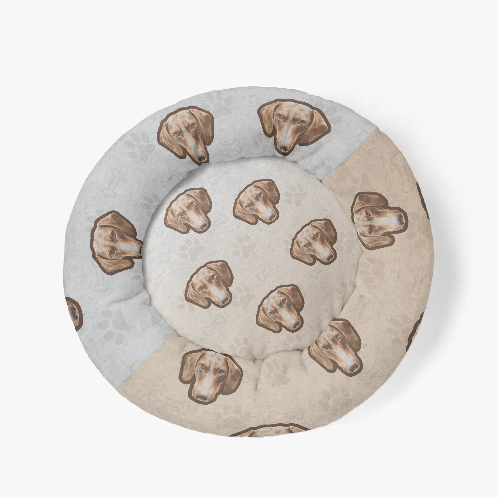 Dinky - Personalized Cloud-Comfort Large Dachshund Bed | Anti-Anxiety Donut Bed for Dachshunds - Image 4