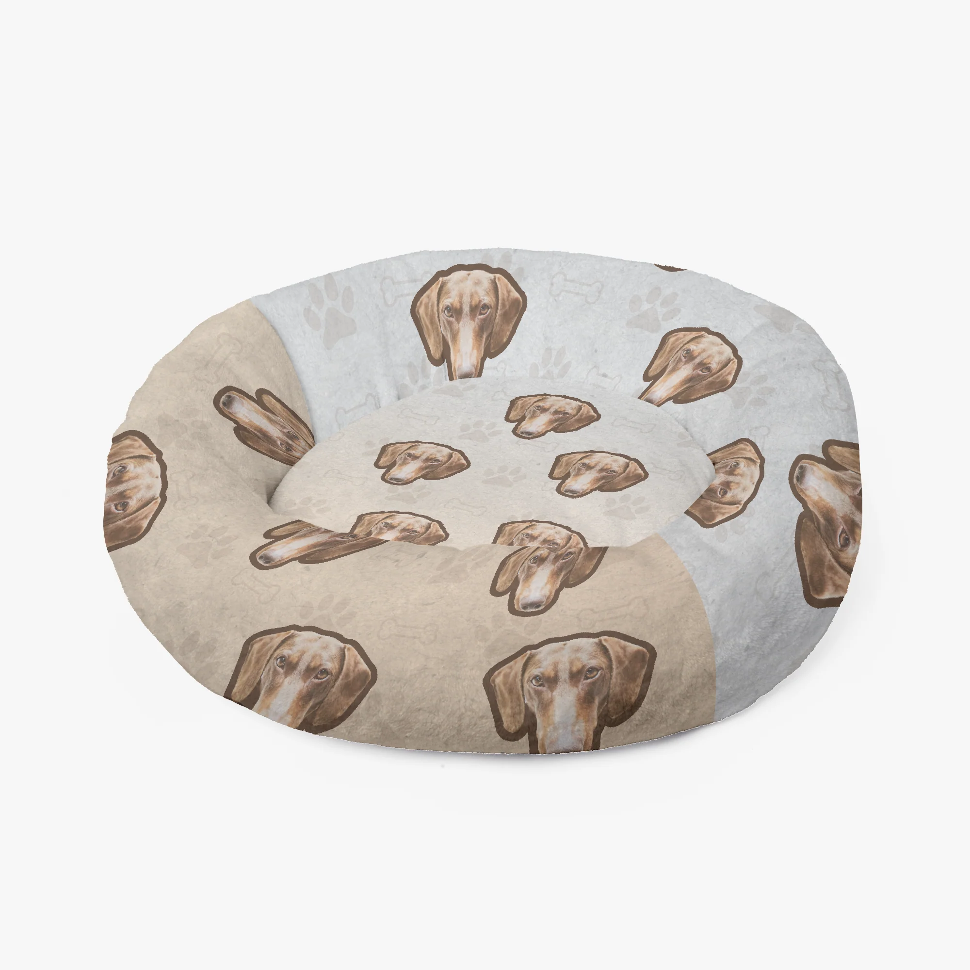 Dinky - Personalized Cloud-Comfort Large Dachshund Bed | Anti-Anxiety Donut Bed for Dachshunds - Image 6