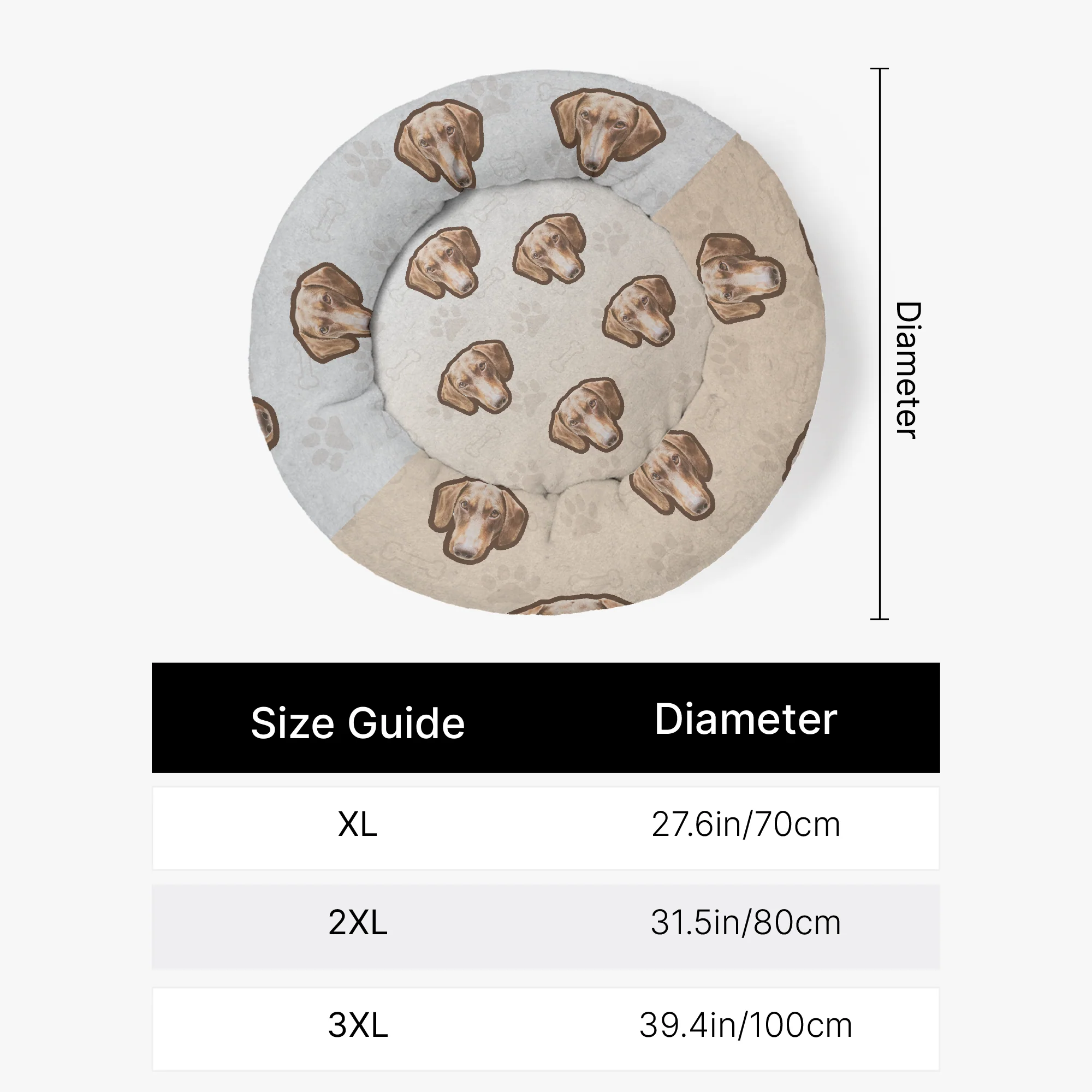 Dinky - Personalized Cloud-Comfort Large Dachshund Bed | Anti-Anxiety Donut Bed for Dachshunds - Image 9