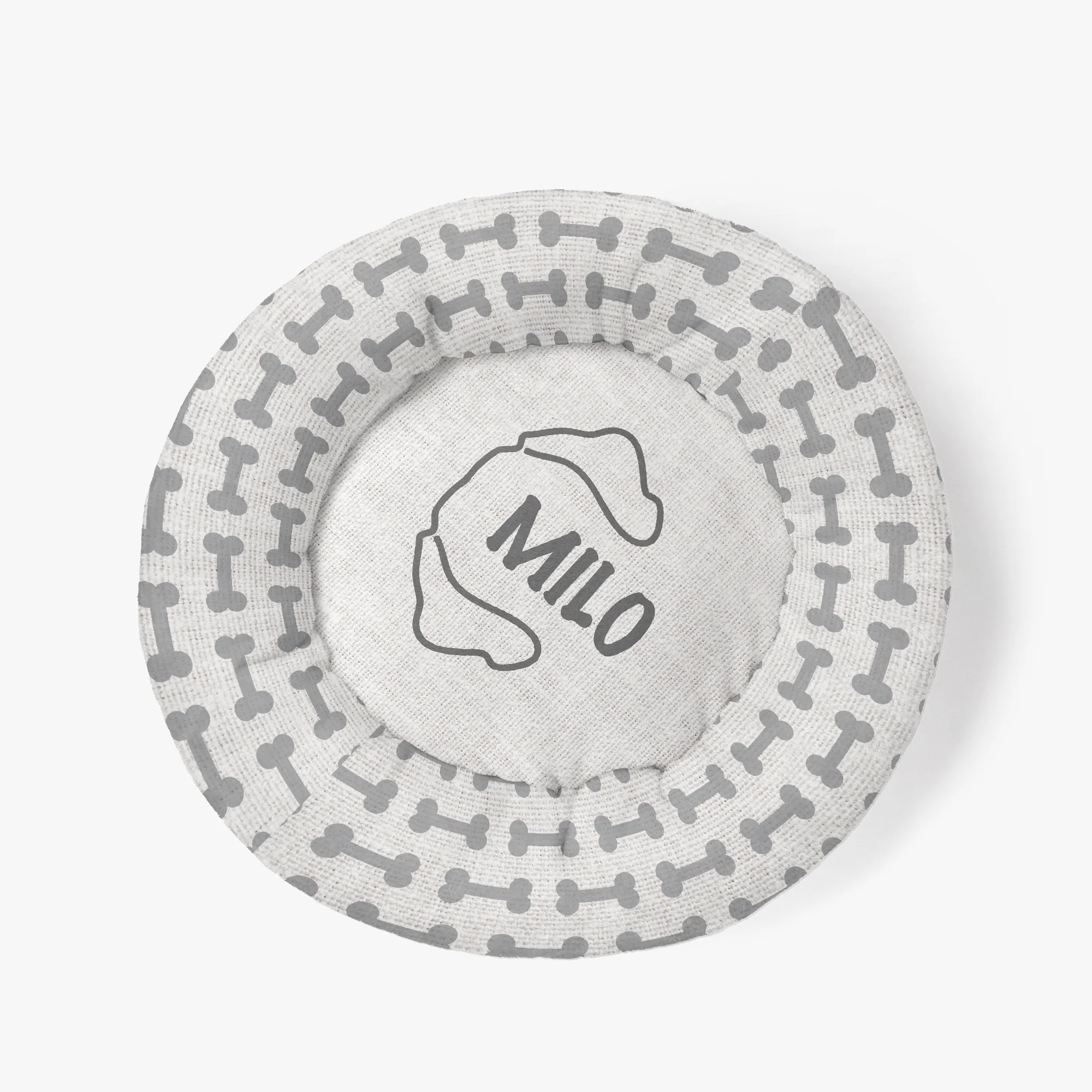 Ace - Personalized Cloud-Comfort Large Dachshund Bed | Anti-Anxiety Donut Bed for Dachshunds - Image 4