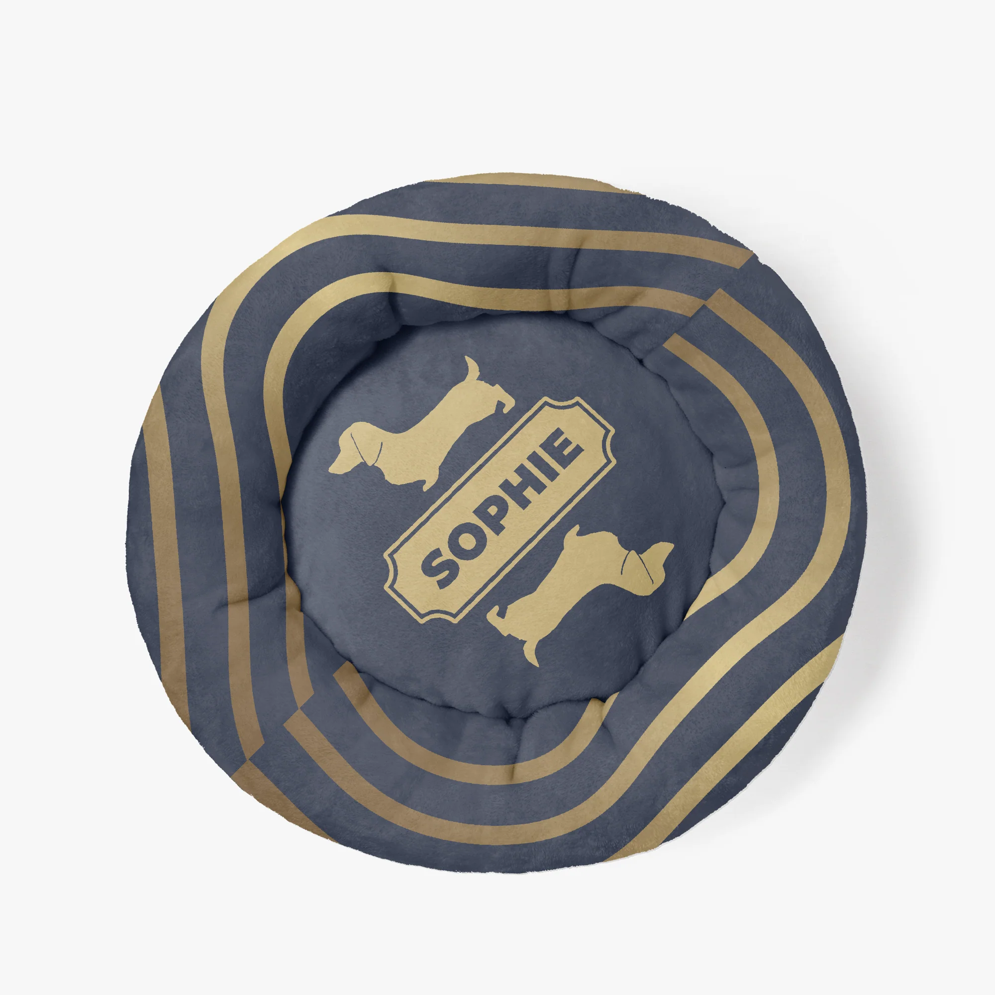 Ingrid - Personalized Cloud-Comfort Large Dachshund Bed | Anti-Anxiety Donut Bed for Dachshunds - Image 4