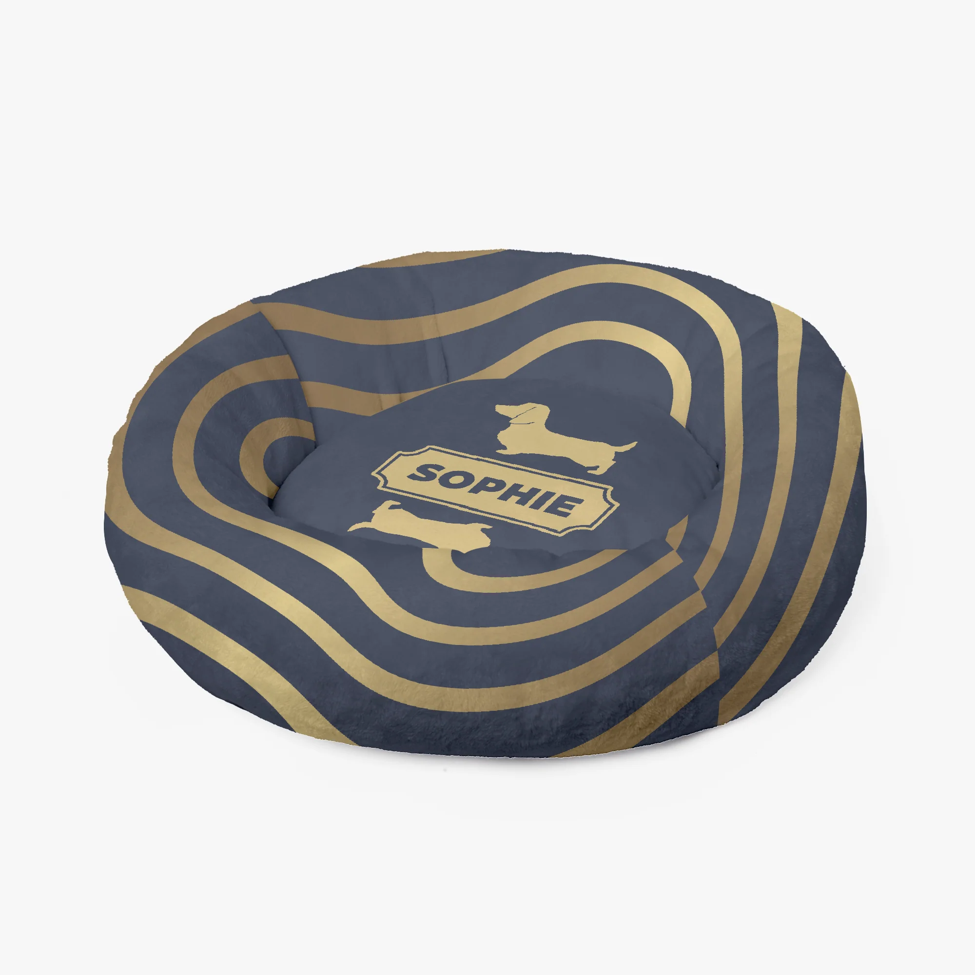 Ingrid - Personalized Cloud-Comfort Large Dachshund Bed | Anti-Anxiety Donut Bed for Dachshunds - Image 6