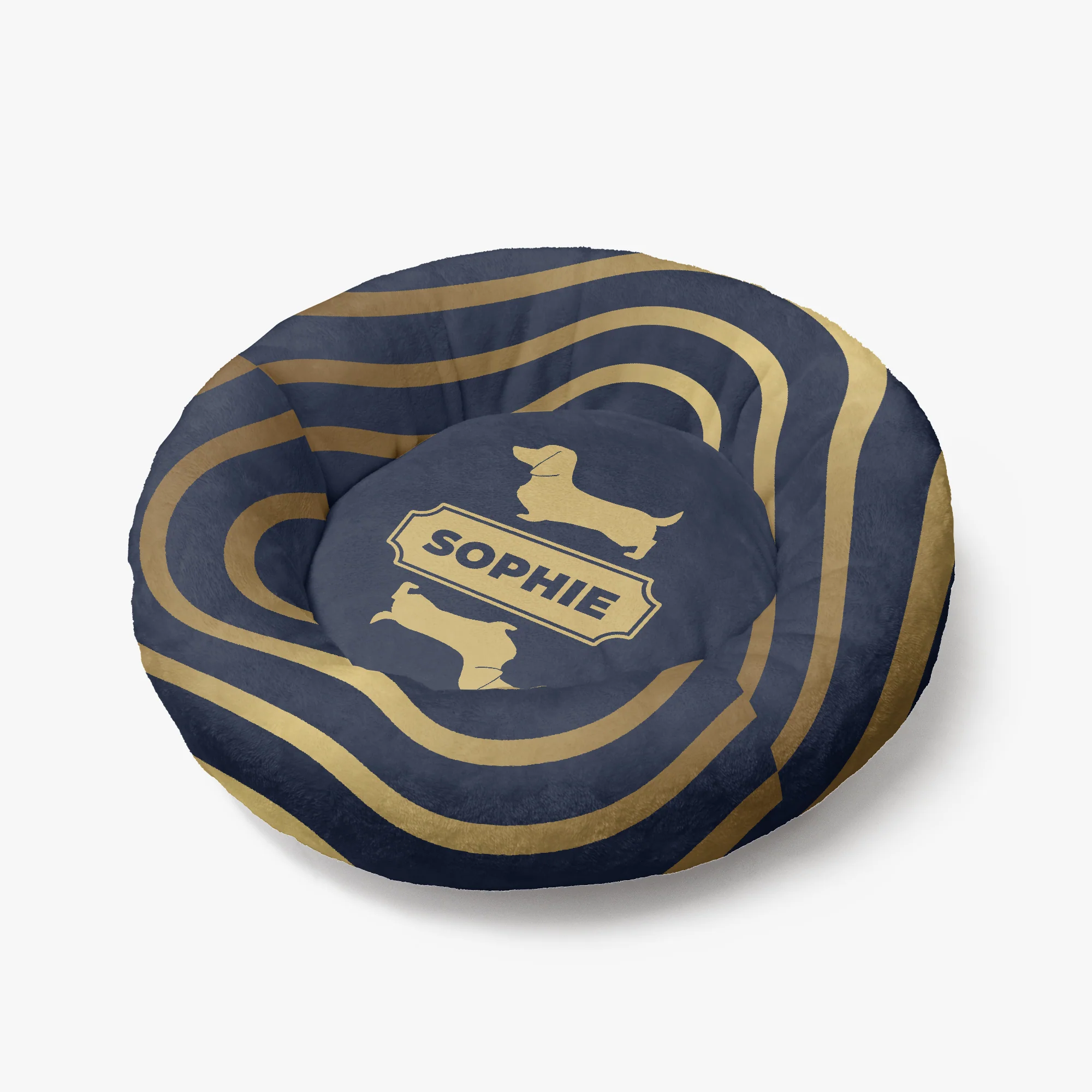 Ingrid - Personalized Cloud-Comfort Large Dachshund Bed | Anti-Anxiety Donut Bed for Dachshunds - Image 7