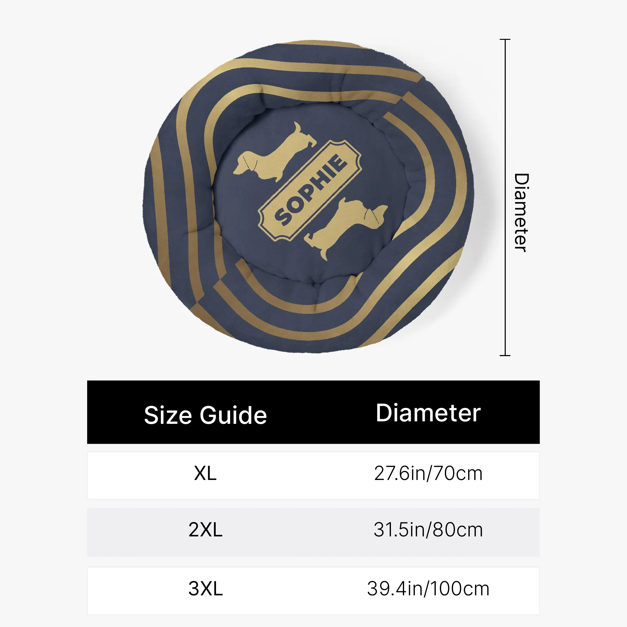 Ingrid - Personalized Cloud-Comfort Large Dachshund Bed | Anti-Anxiety Donut Bed for Dachshunds - Image 9