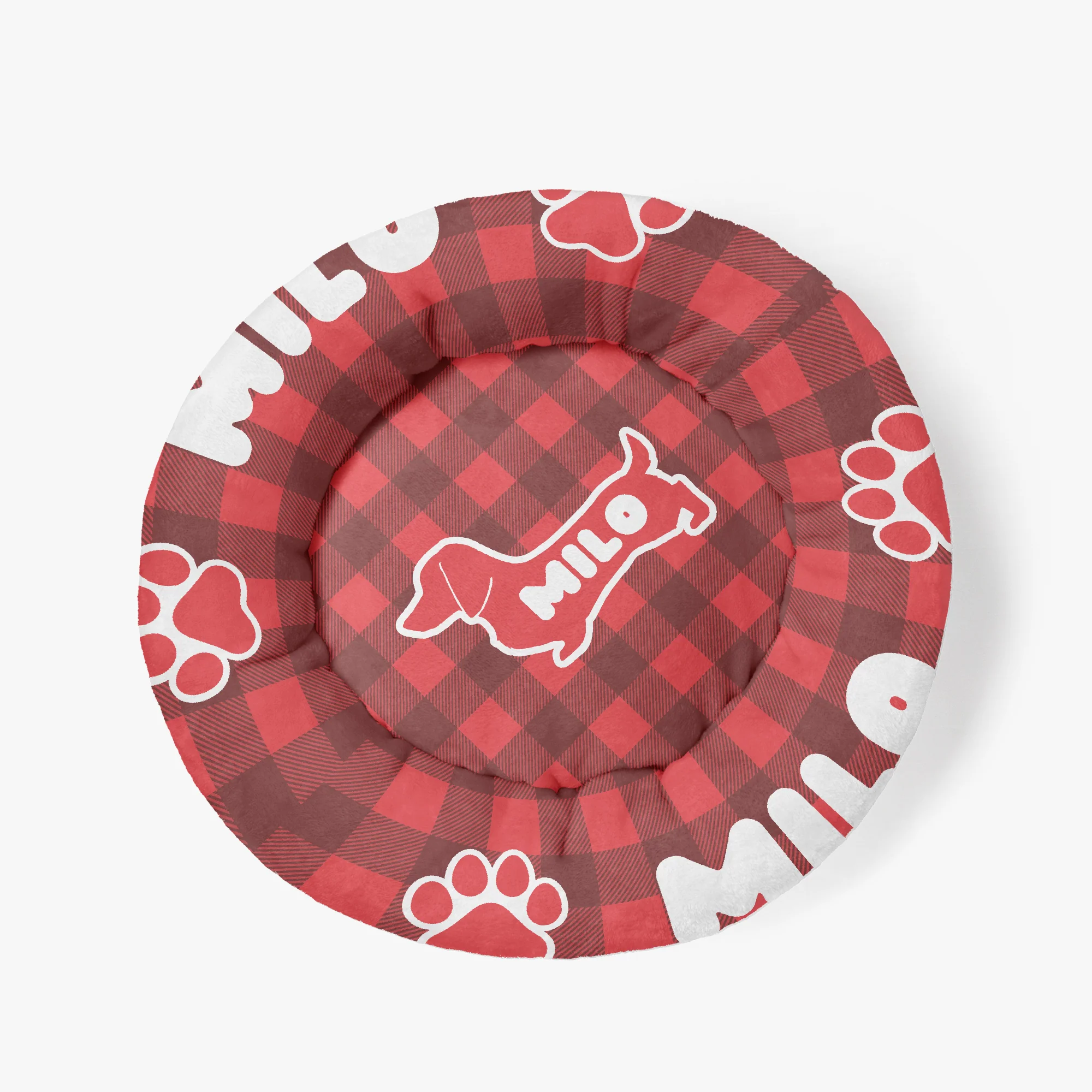 Luna - Personalized Cloud-Comfort Large Dachshund Bed | Anti-Anxiety Donut Bed for Dachshunds - Image 5