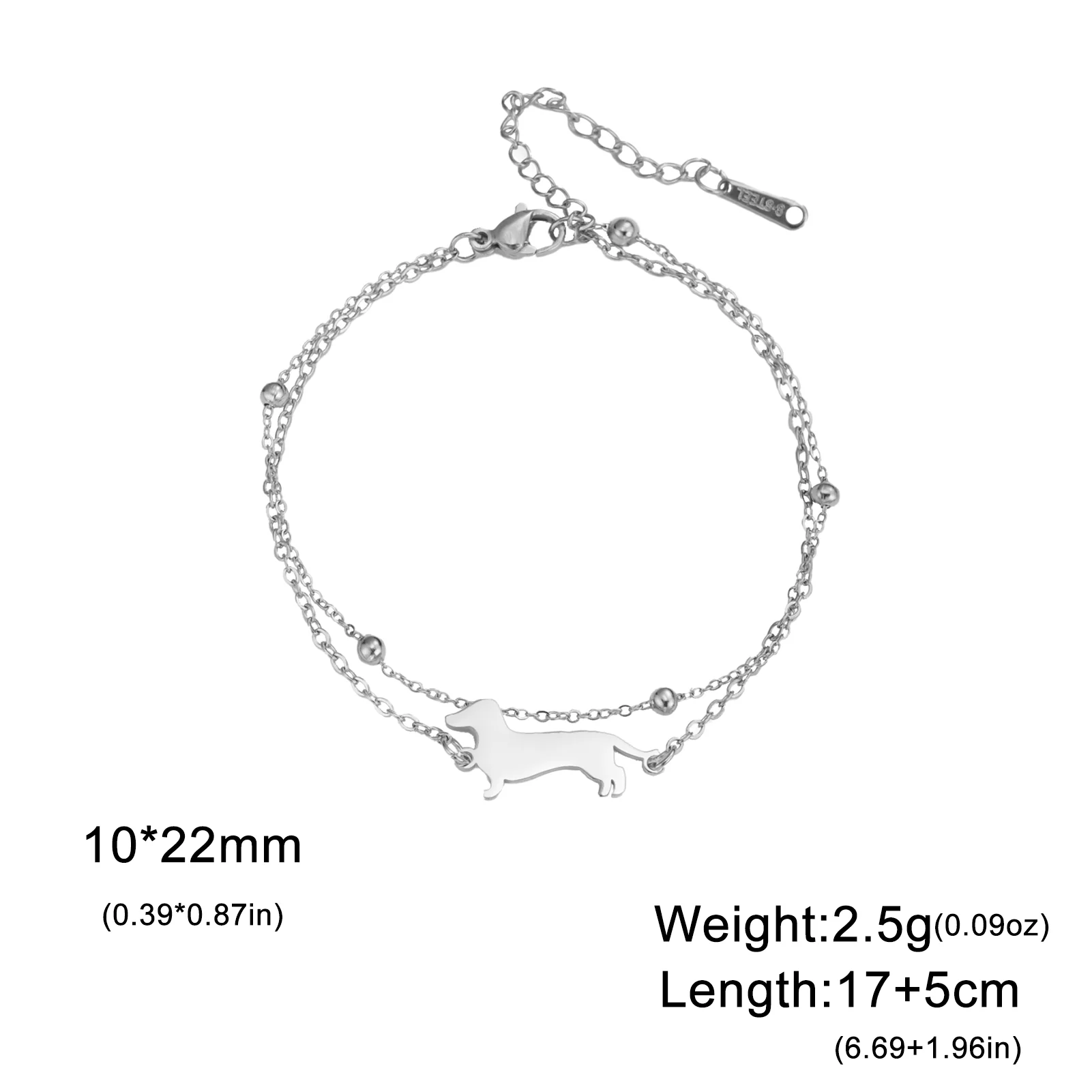 Doxie Charm Bracelet Elegant Jewelry for Doxie Lovers - Image 3