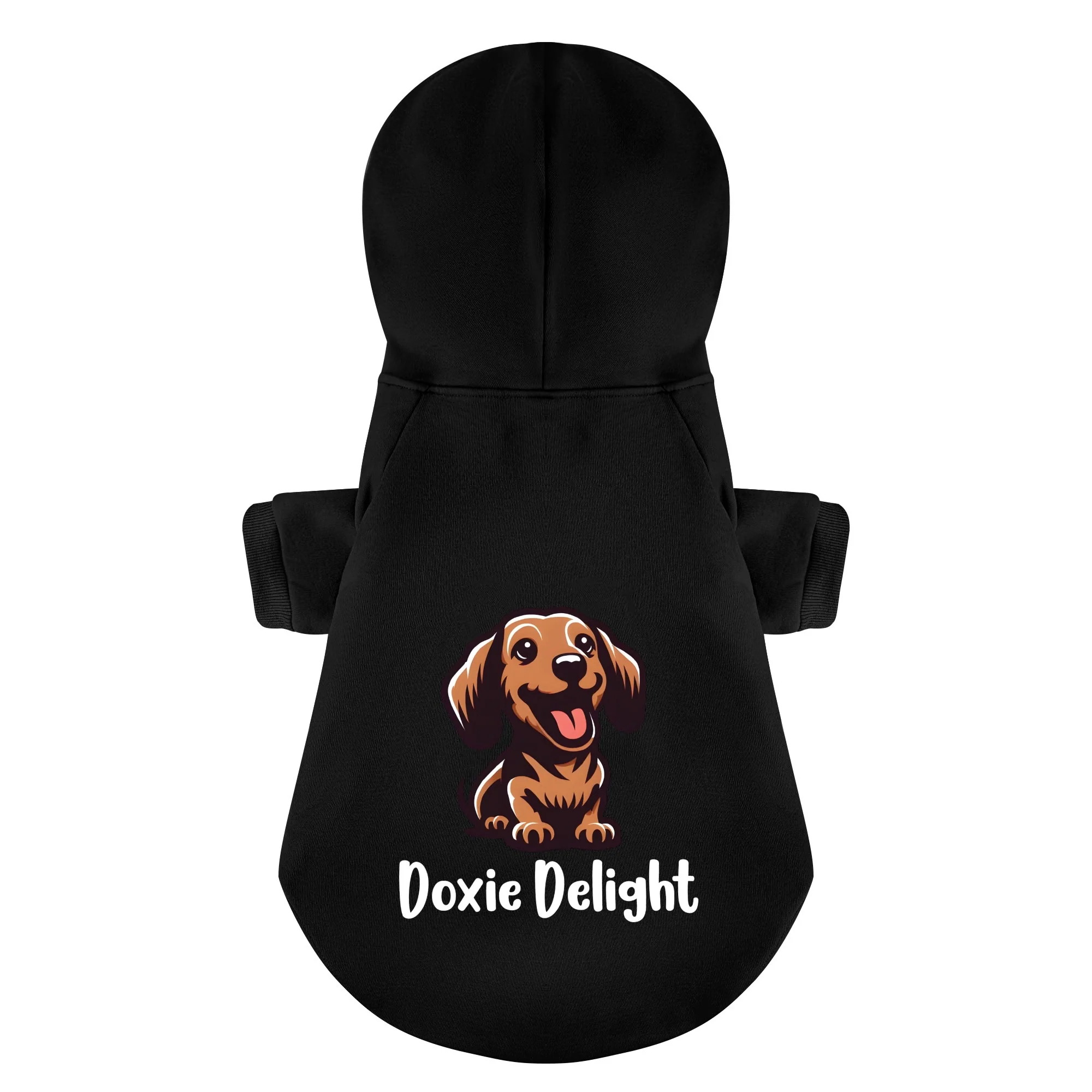 Doxie Delight - Personalized Dachshund Hoodies with Funny Quotes – Stylish, Cozy, and Premium 100% Cotton - Image 4