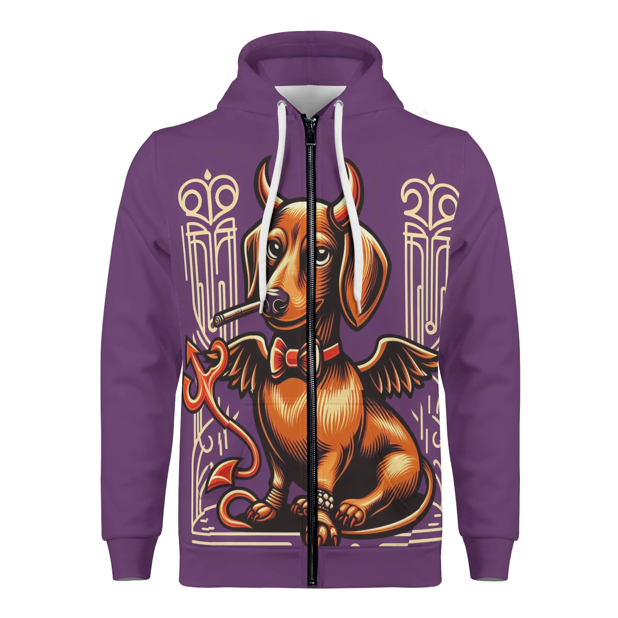 Duke - All Over Print Zip Up Hoodie - Image 5