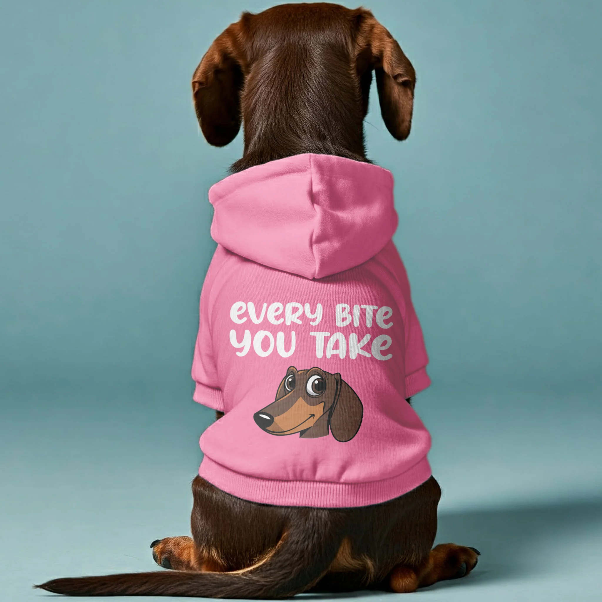 Every Bite You Take - Personalized Dachshund Hoodies with Funny Quotes – Stylish, Cozy, and Premium 100% Cotton - Image 2