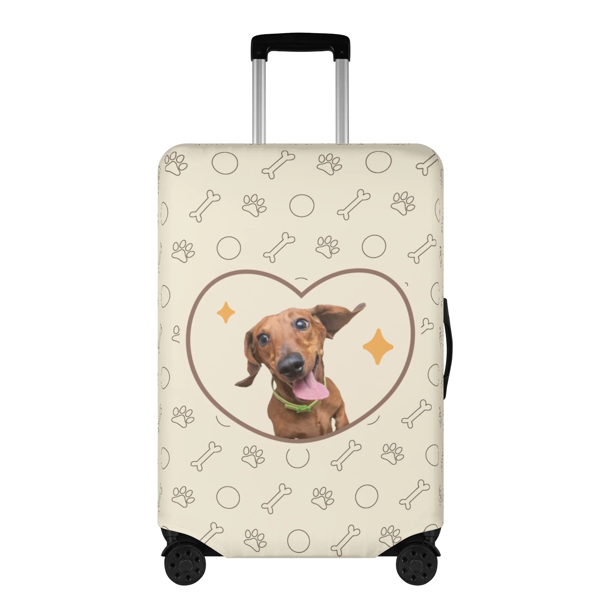 Custom Luggage Cover with Dachshund picture - Image 2