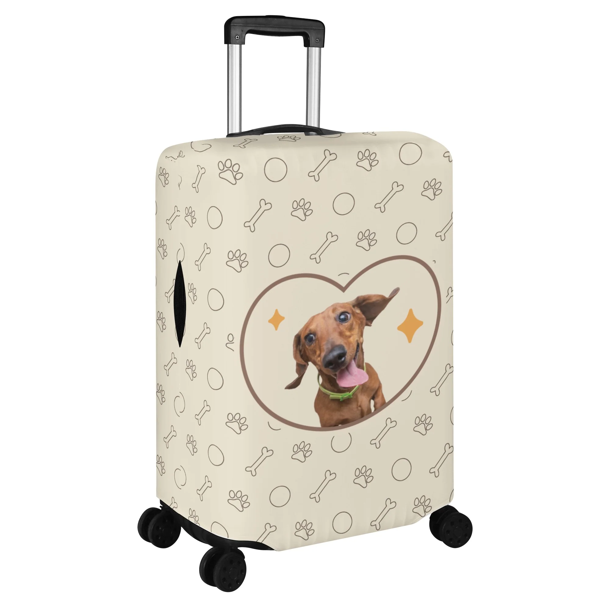 Custom Luggage Cover with Dachshund picture - Image 5