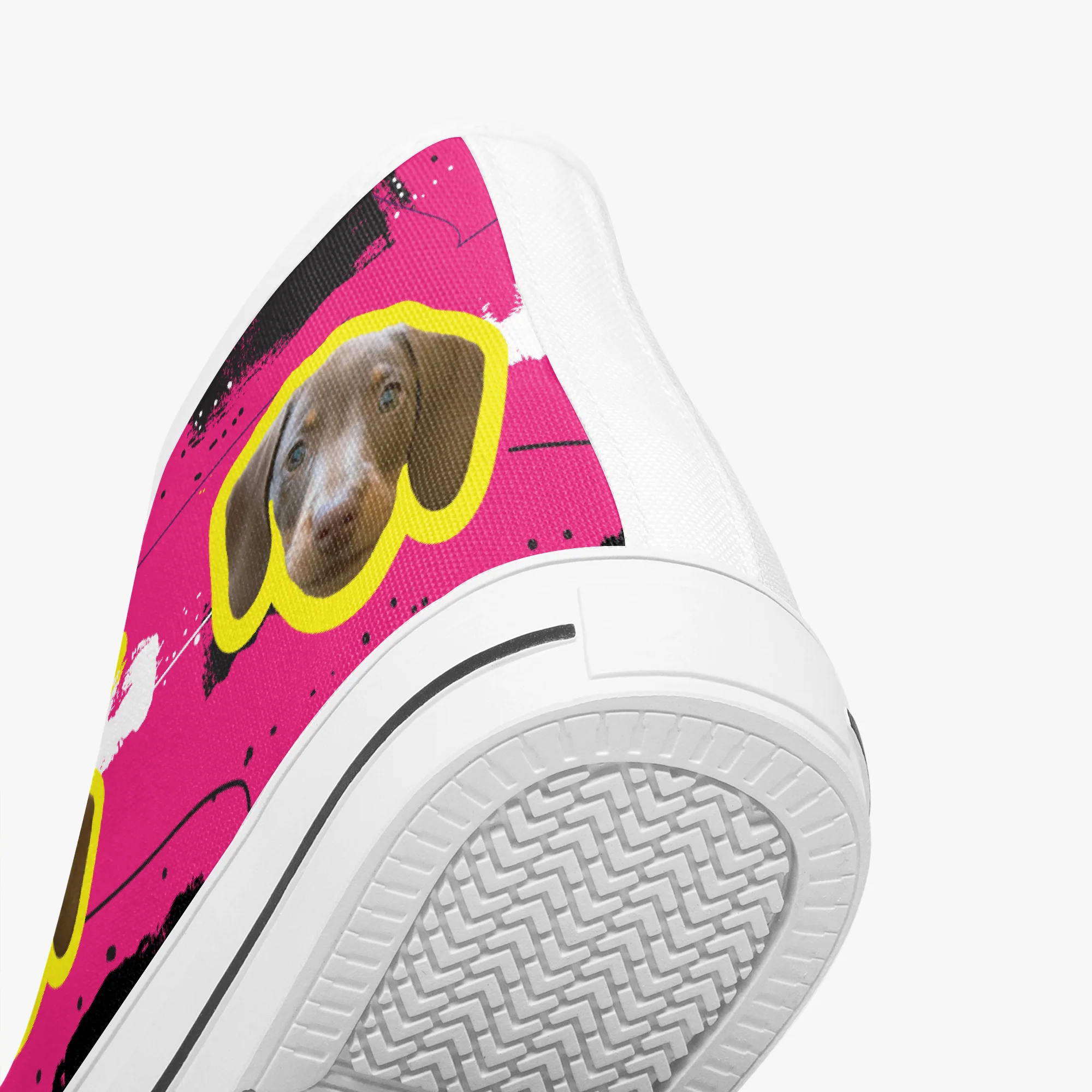 Mocha - Personalized Classic High-Top Canvas Shoes - Image 6