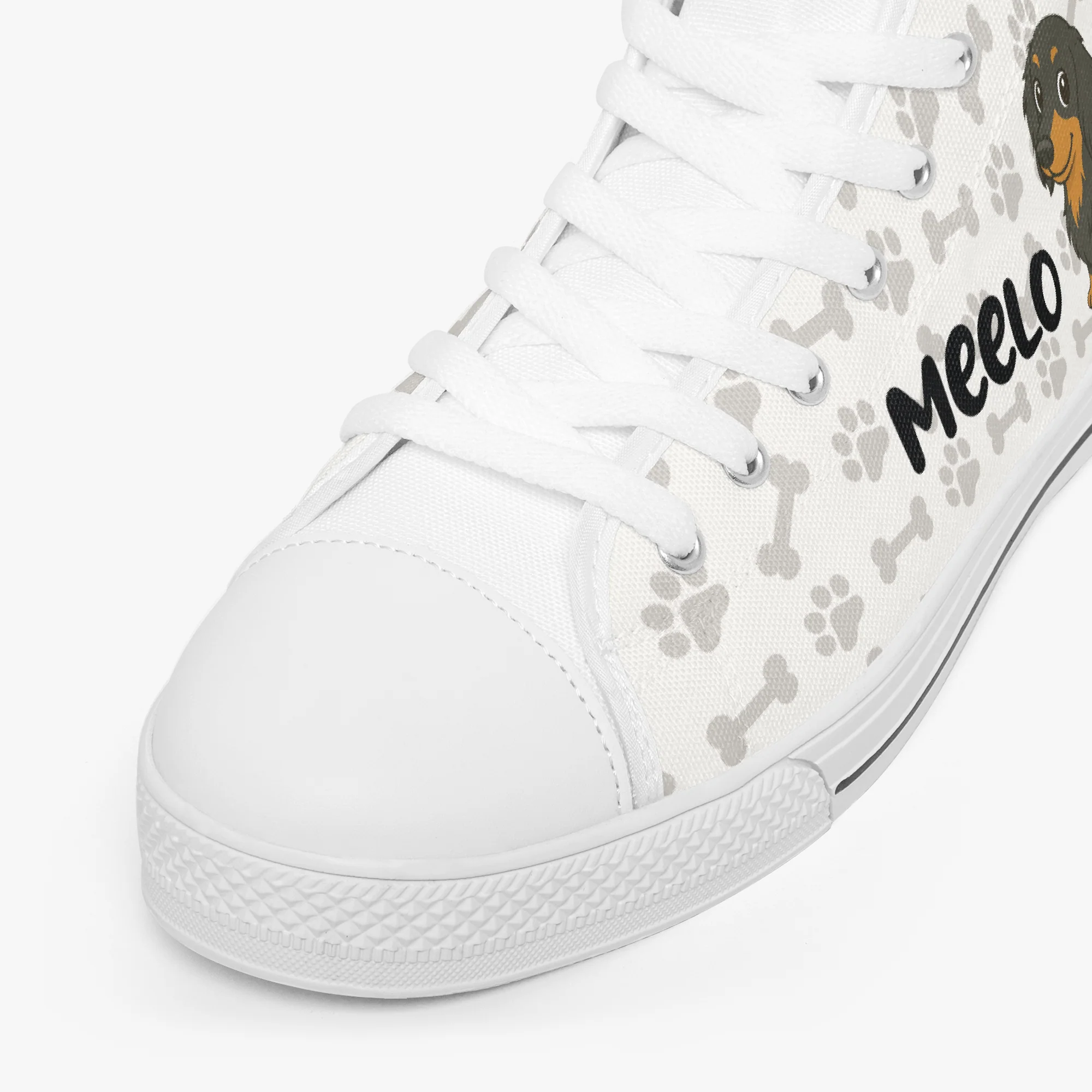 Belle - Personalized Classic High-Top Canvas Shoes - Image 5
