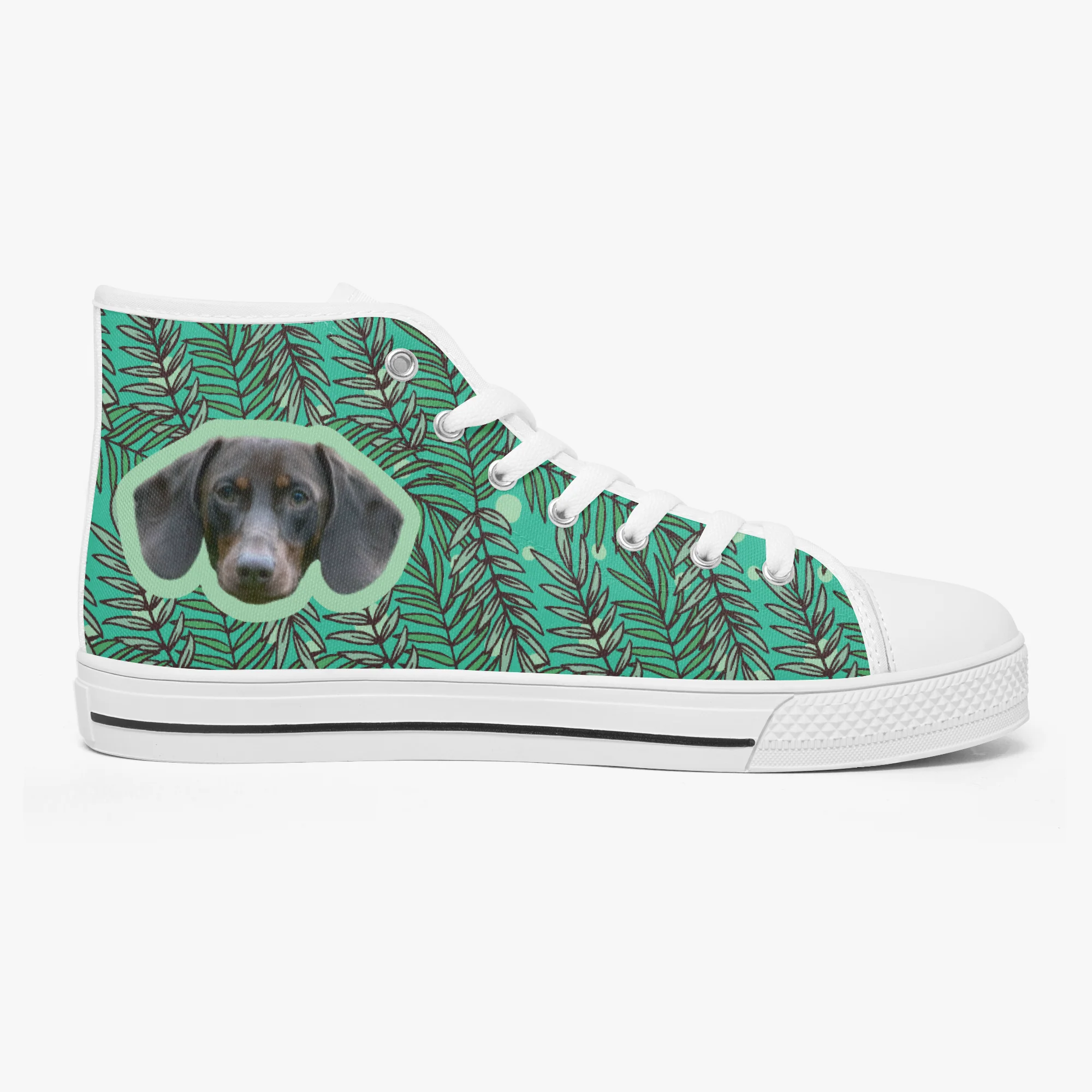 Minnie - Personalized Classic High-Top Canvas Shoes - Image 8