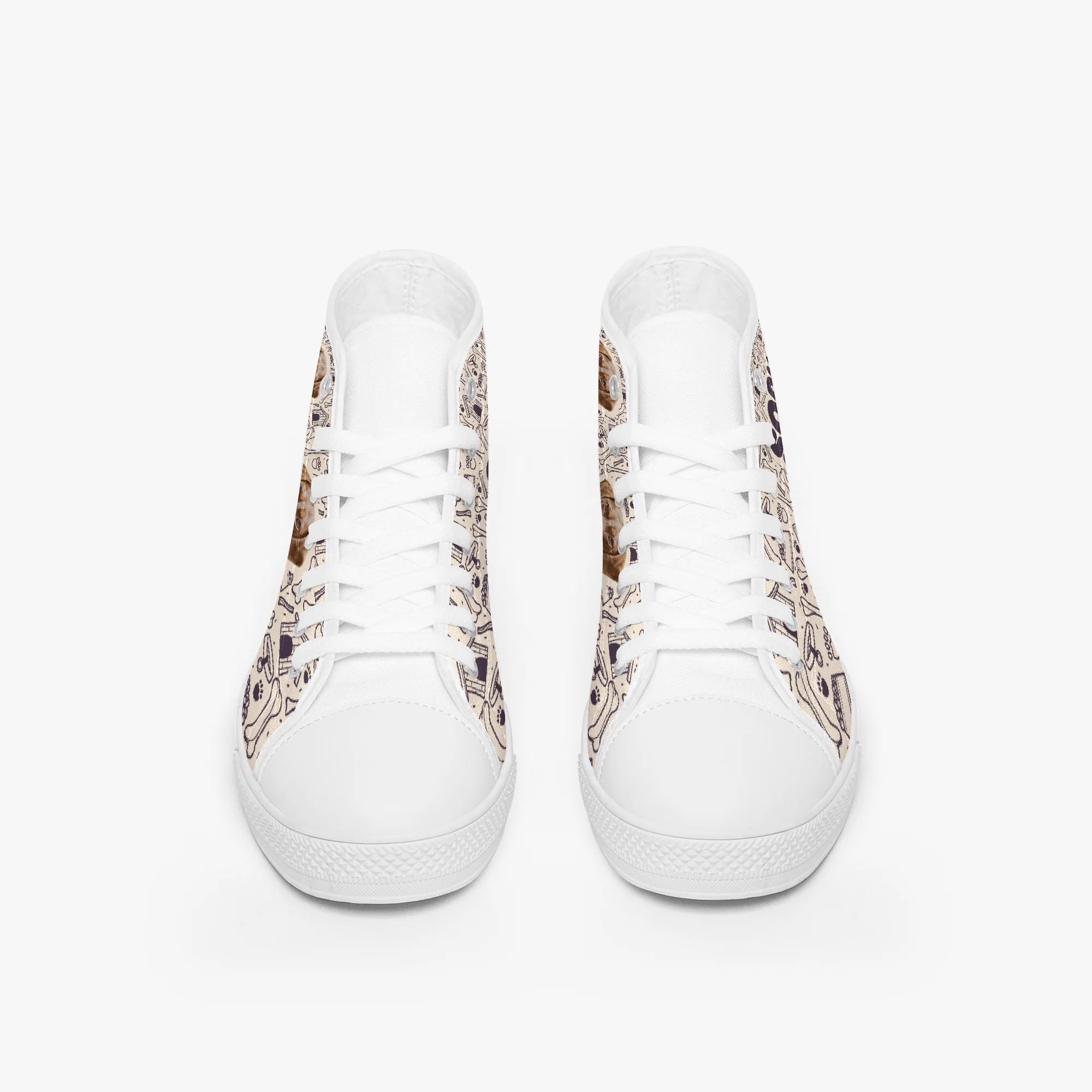 Betty - Personalized Classic High-Top Canvas Shoes - Image 4