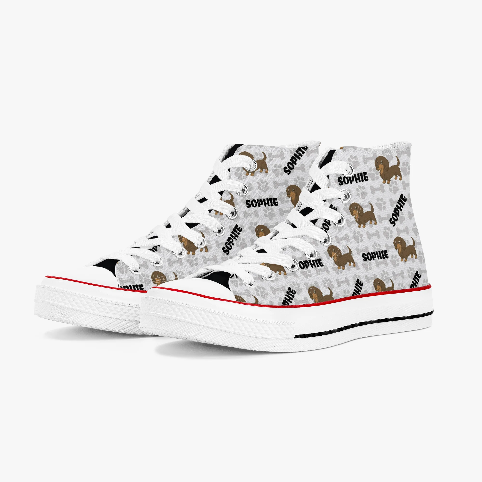 Greta - Personalized High-Top Canvas Shoes - Image 2