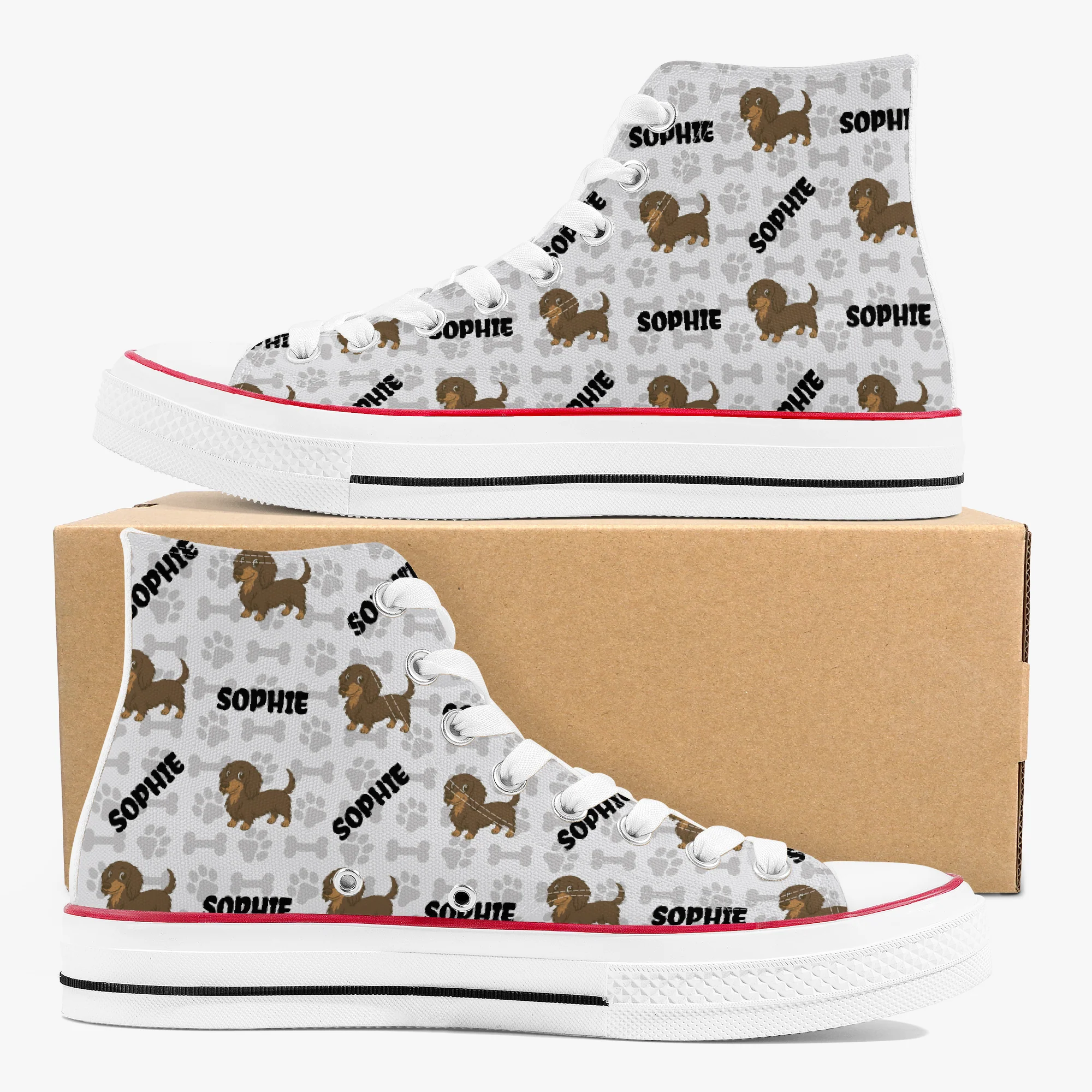 Greta - Personalized High-Top Canvas Shoes - Image 4