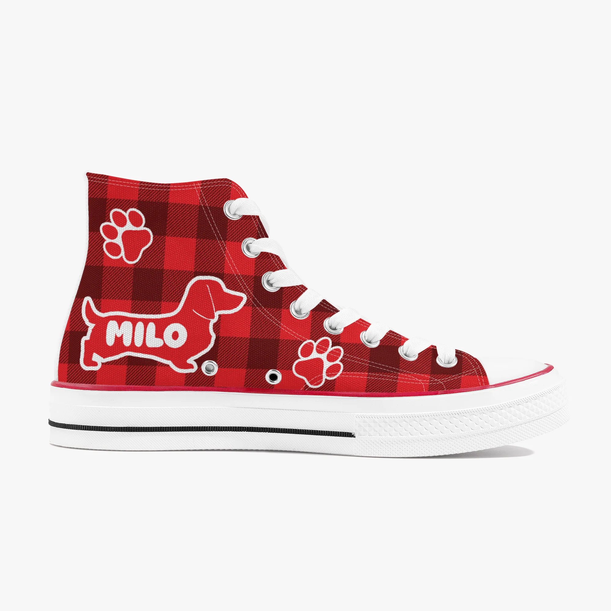 Milo - Personalized High-Top Canvas Shoes - Image 8
