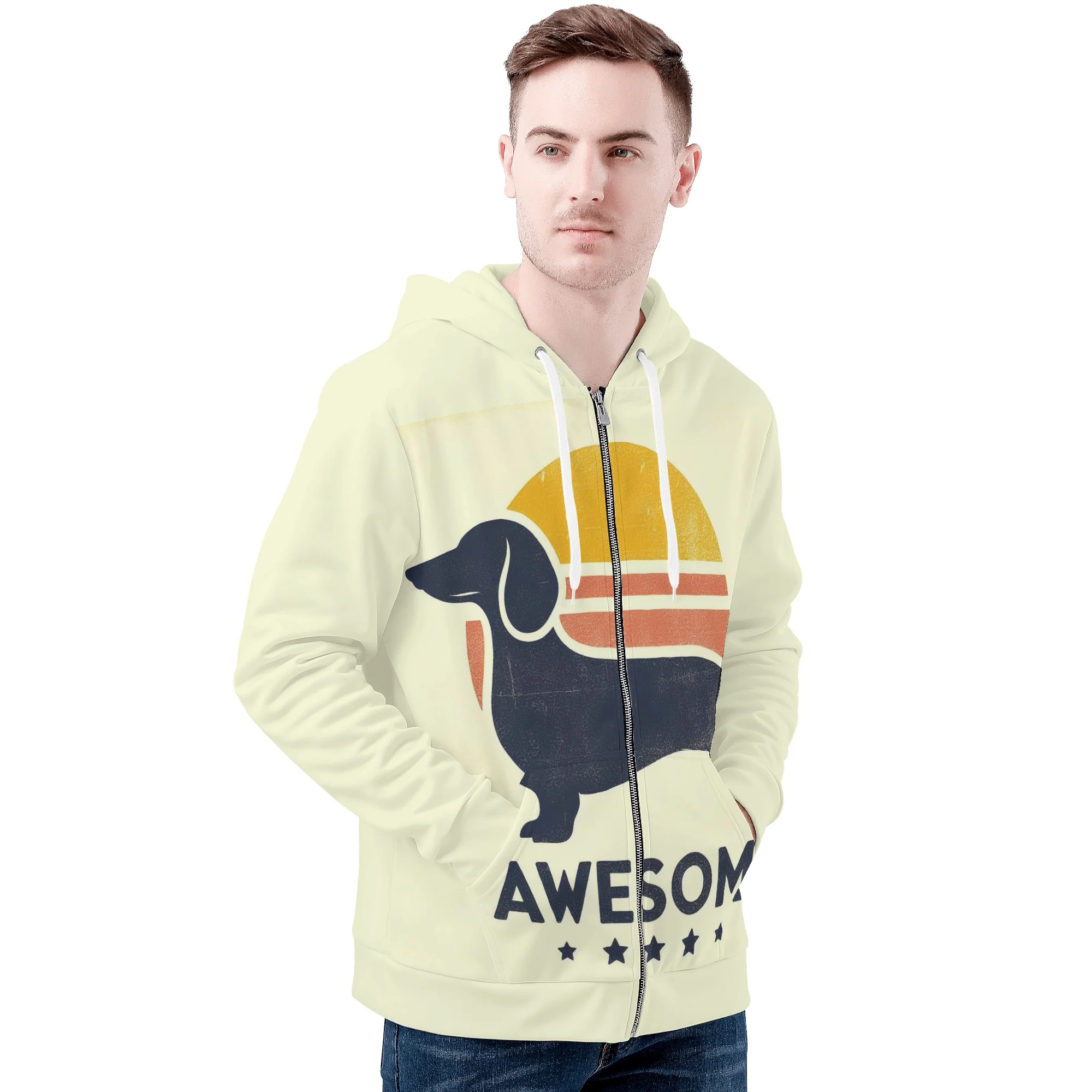 Holly - All Over Print Zip Up Hoodie - Image 4