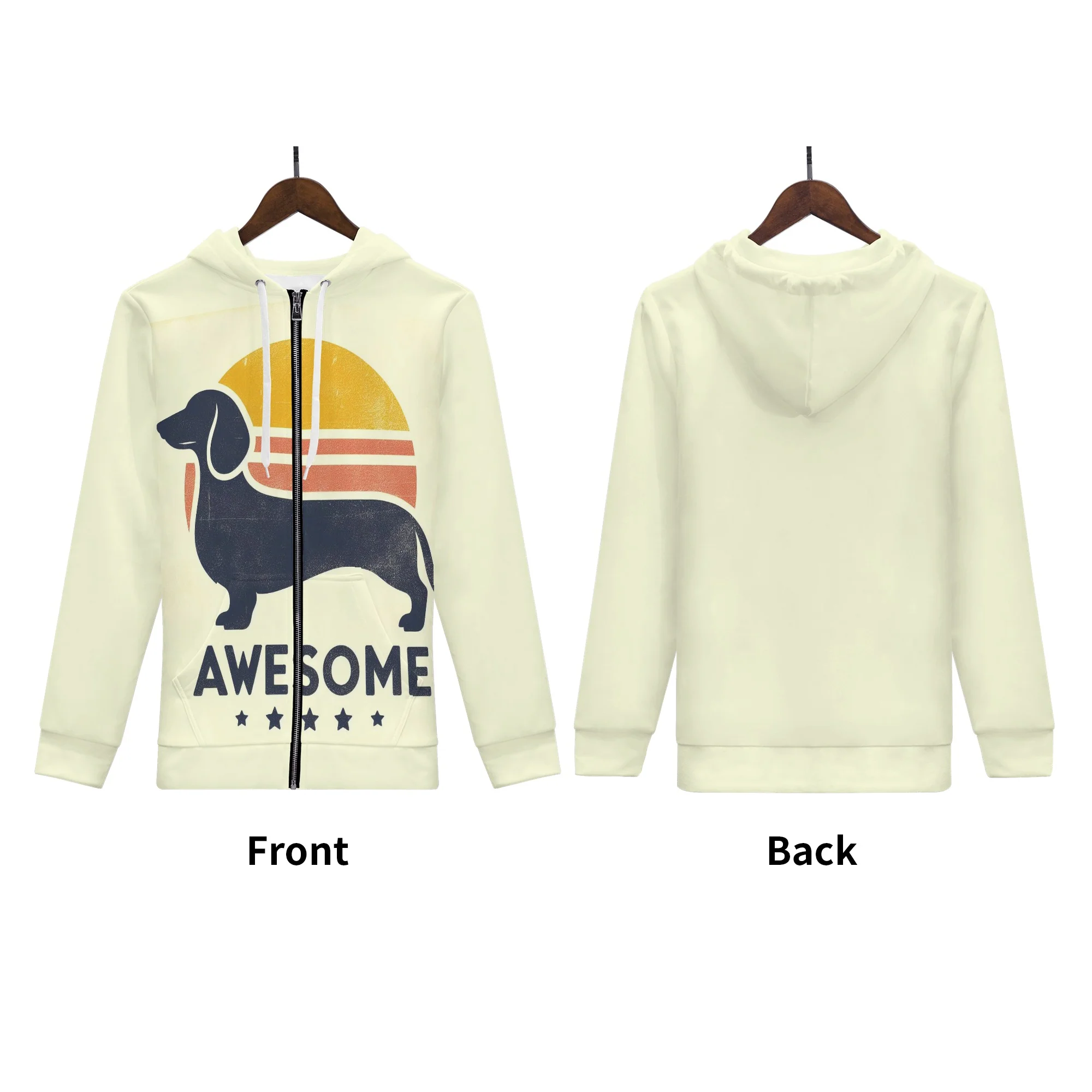 Holly - All Over Print Zip Up Hoodie - Image 9