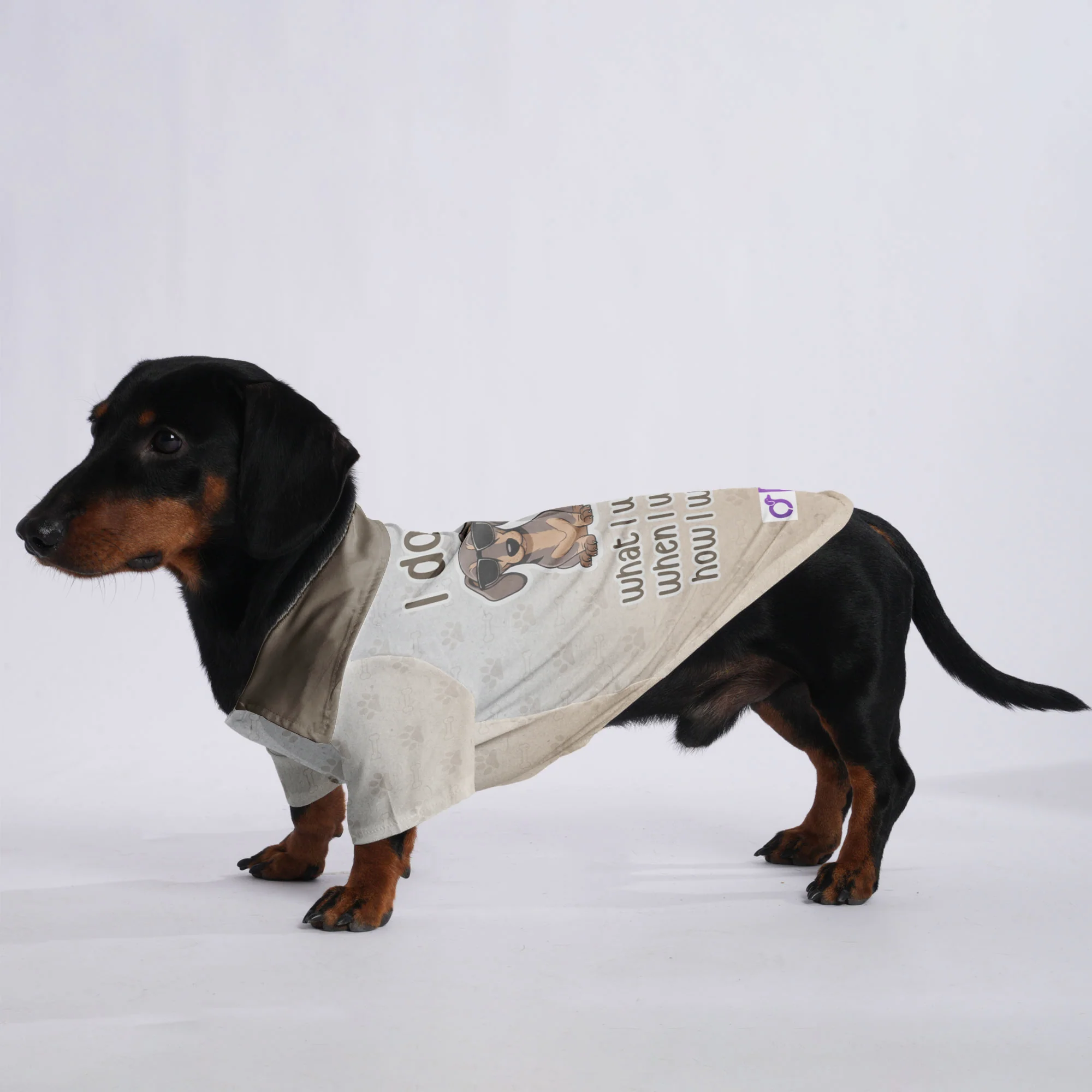 I do what i want , when i want, how i want - Hawaiian Shirt for Doxies - Image 2