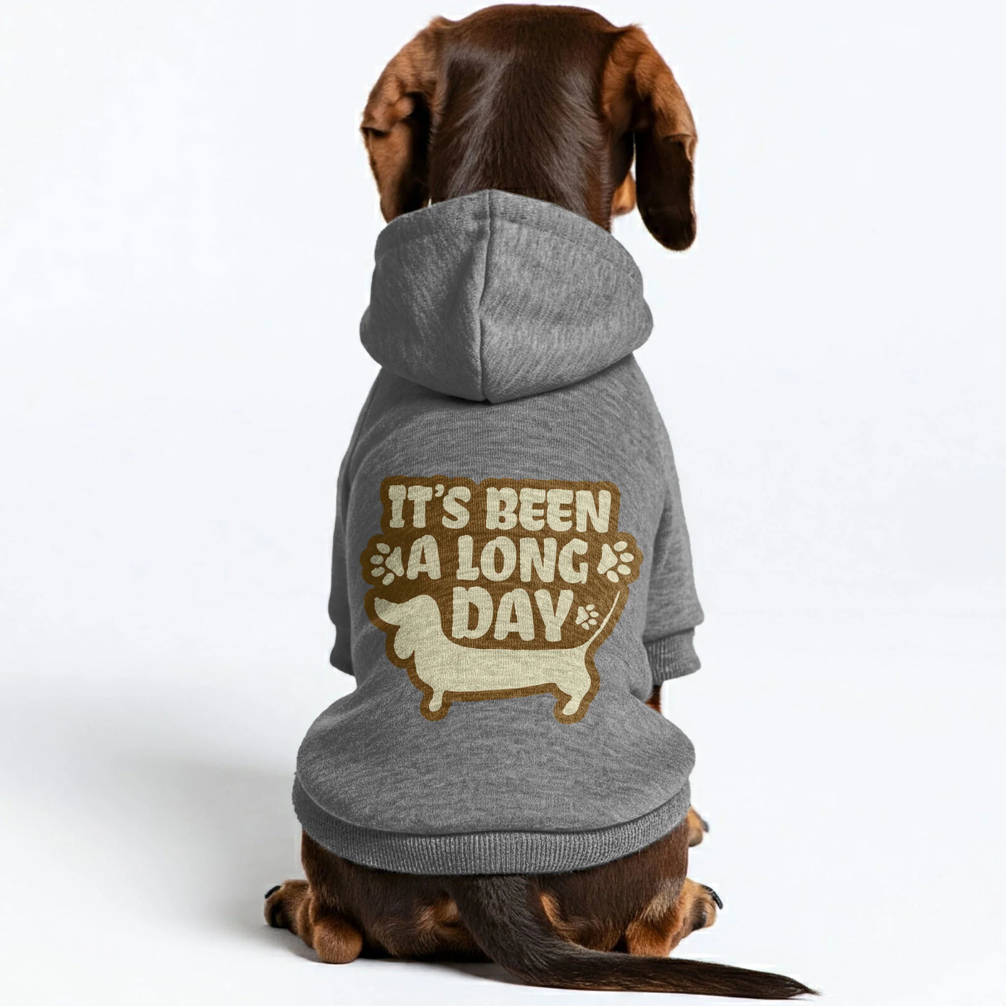 It’s Been A Long Day - Personalized Dachshund Hoodies with Funny Quotes – Stylish, Cozy, and Premium 100% Cotton - Image 3