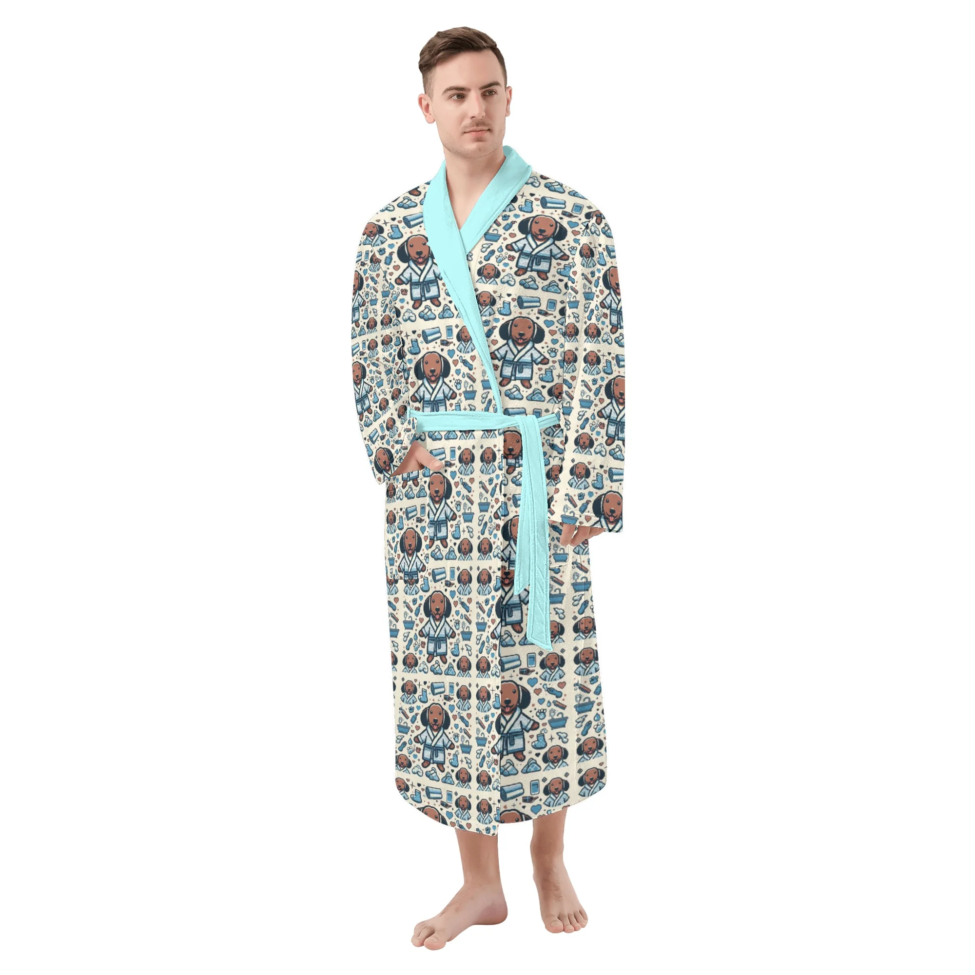 Ivory - Men Bathrobe - Image 3