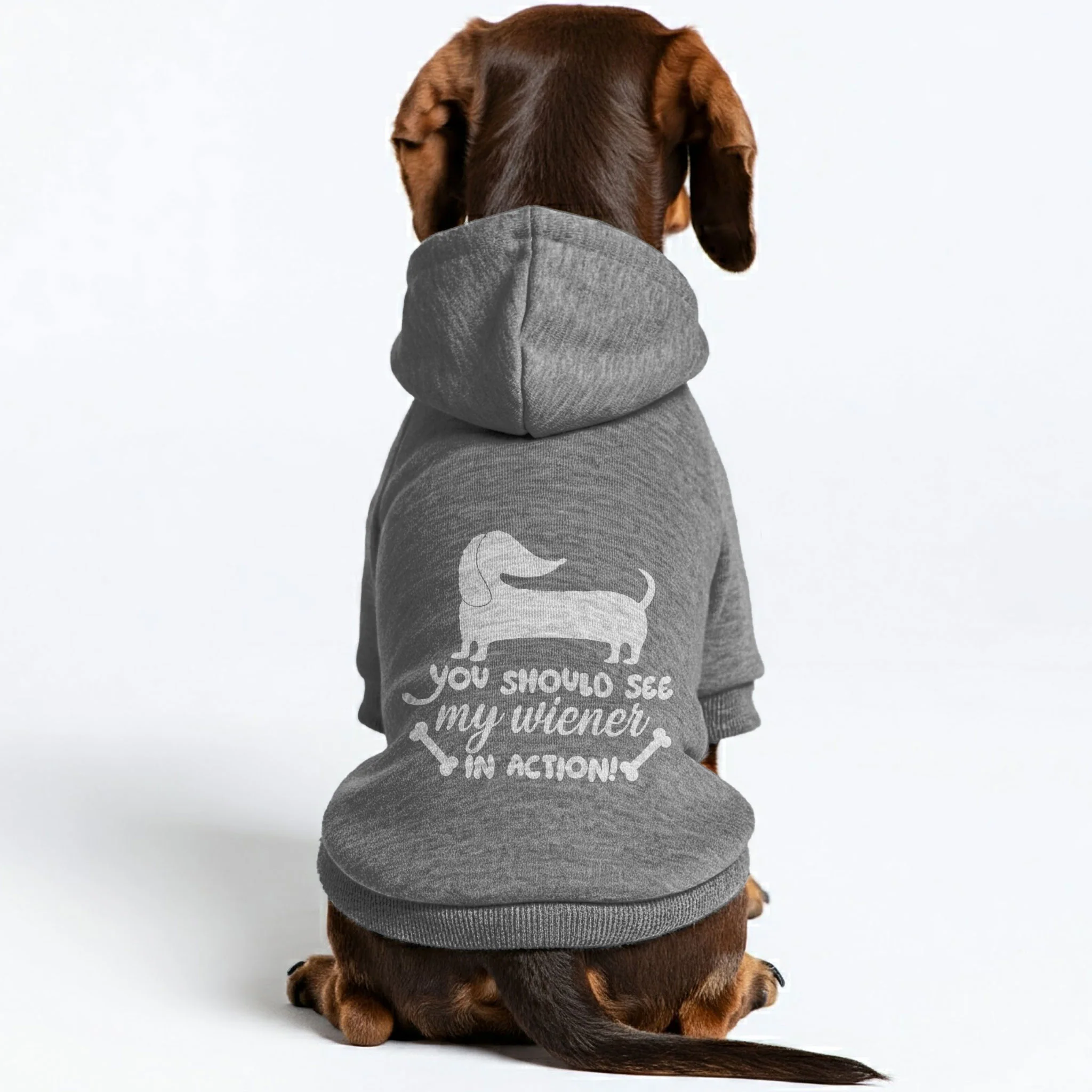 Koda - Personalized Dachshund Hoodies with Funny Quotes – Stylish, Cozy, and Premium 100% Cotton - Image 3