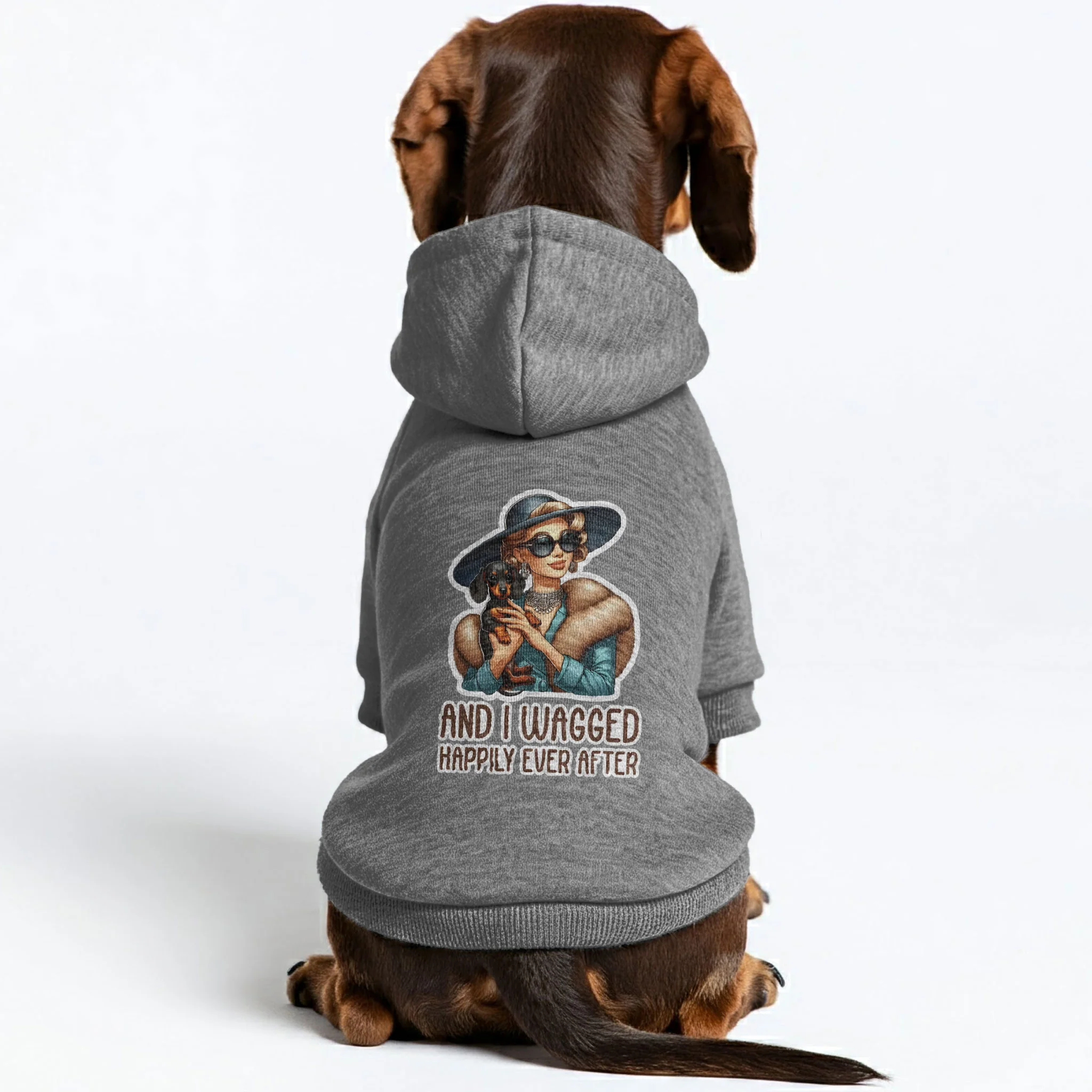 Lady - Personalized Dachshund Hoodies with Funny Quotes – Stylish, Cozy, and Premium 100% Cotton - Image 3