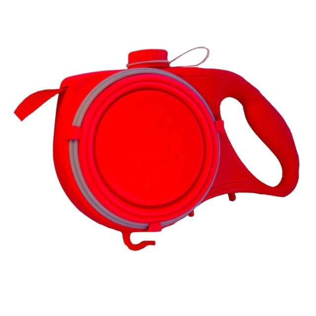 5 in 1 Leash : Dog leash with built-in water bottle and bowl - Image 3