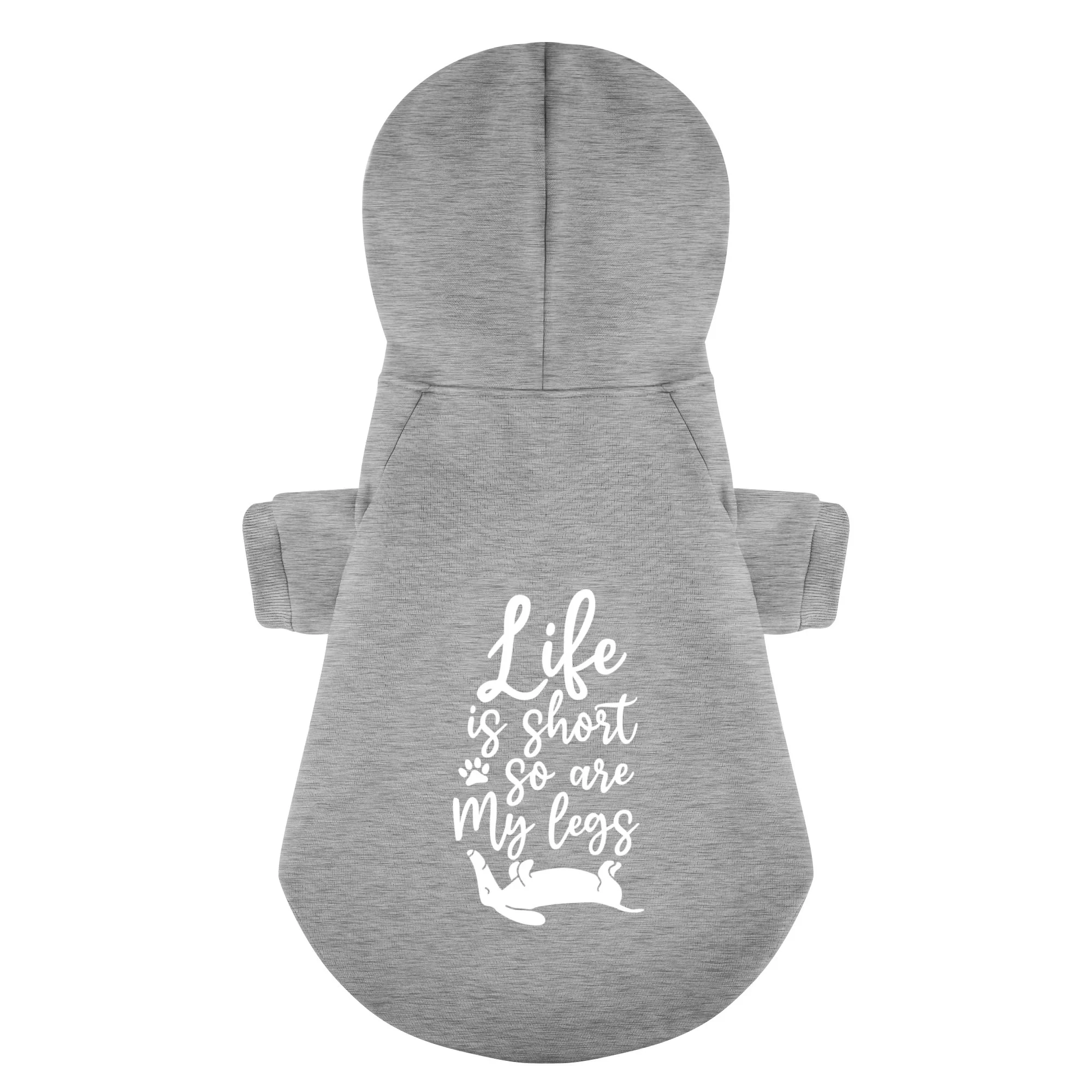 Life Is Short, So Are My Legs - Personalized Dachshund Hoodies with Funny Quotes – Stylish, Cozy, and Premium 100% Cotton - Image 6