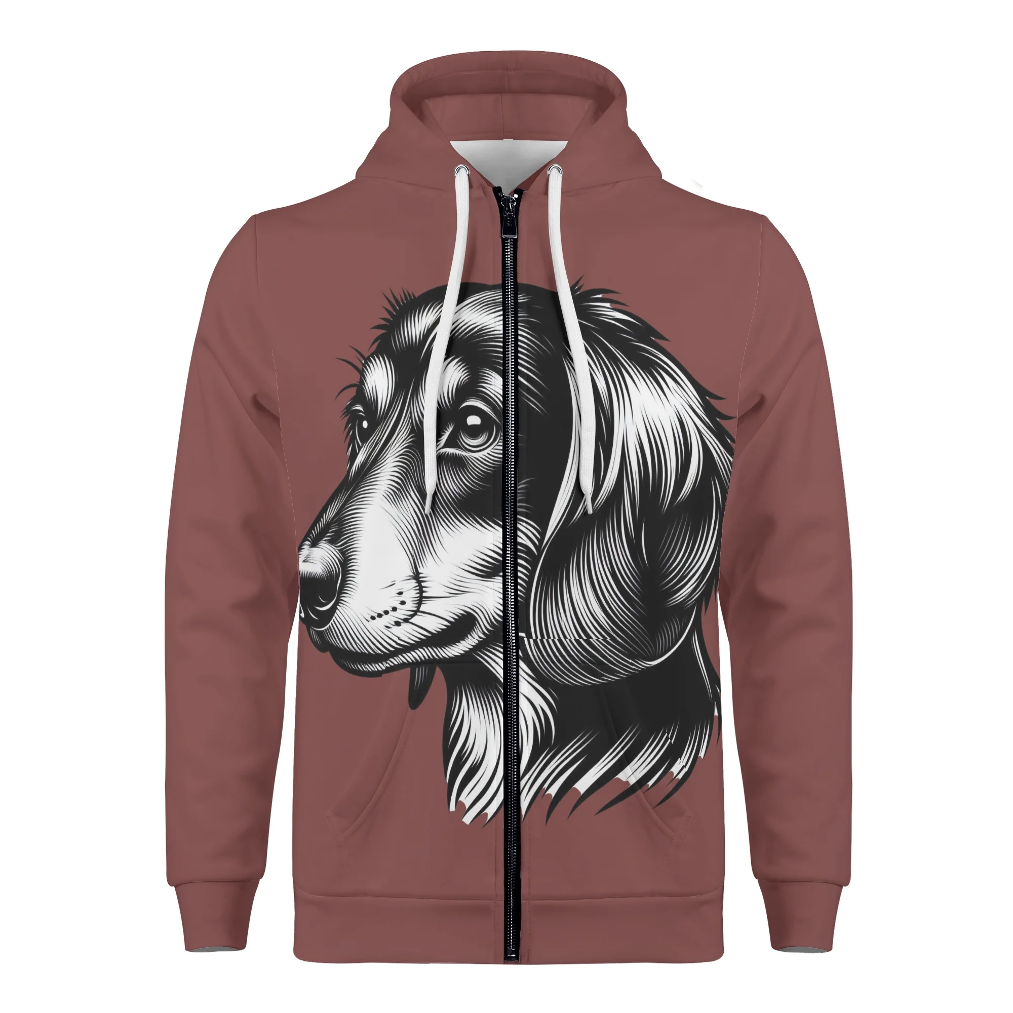 Lillian - All Over Print Zip Up Hoodie - Image 5