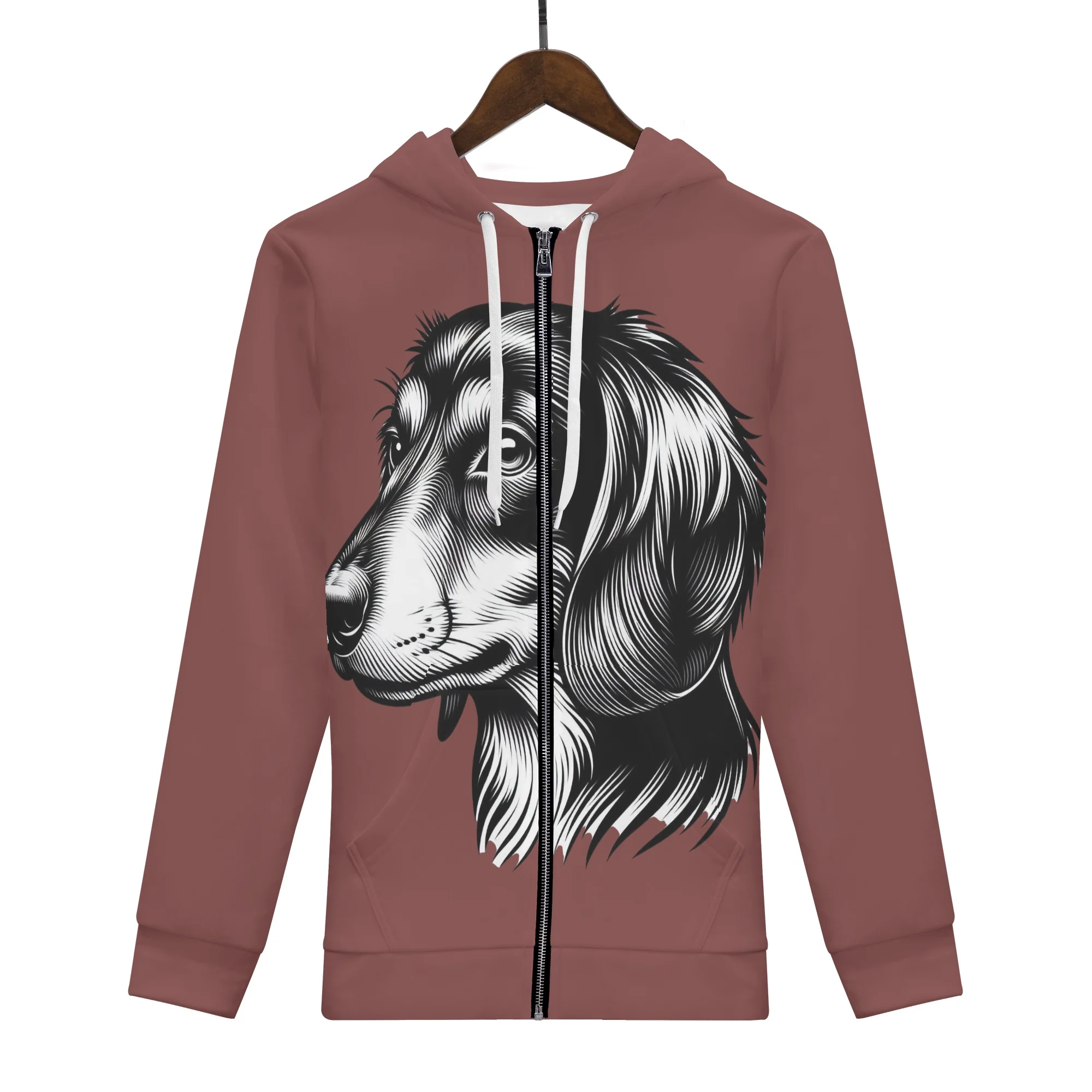 Lillian - All Over Print Zip Up Hoodie - Image 7