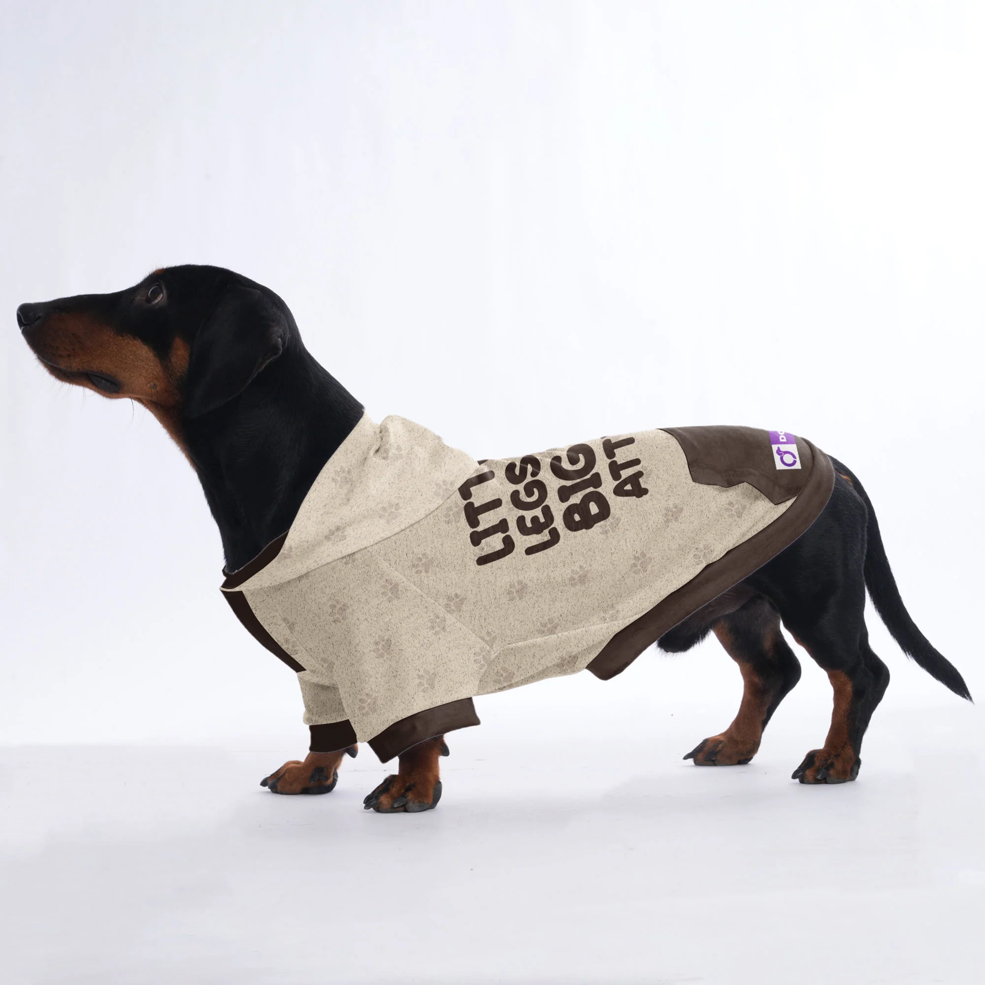 LITTLE LEGS, BIG ATTITUDE - Hoodies for Dachshunds - Image 2