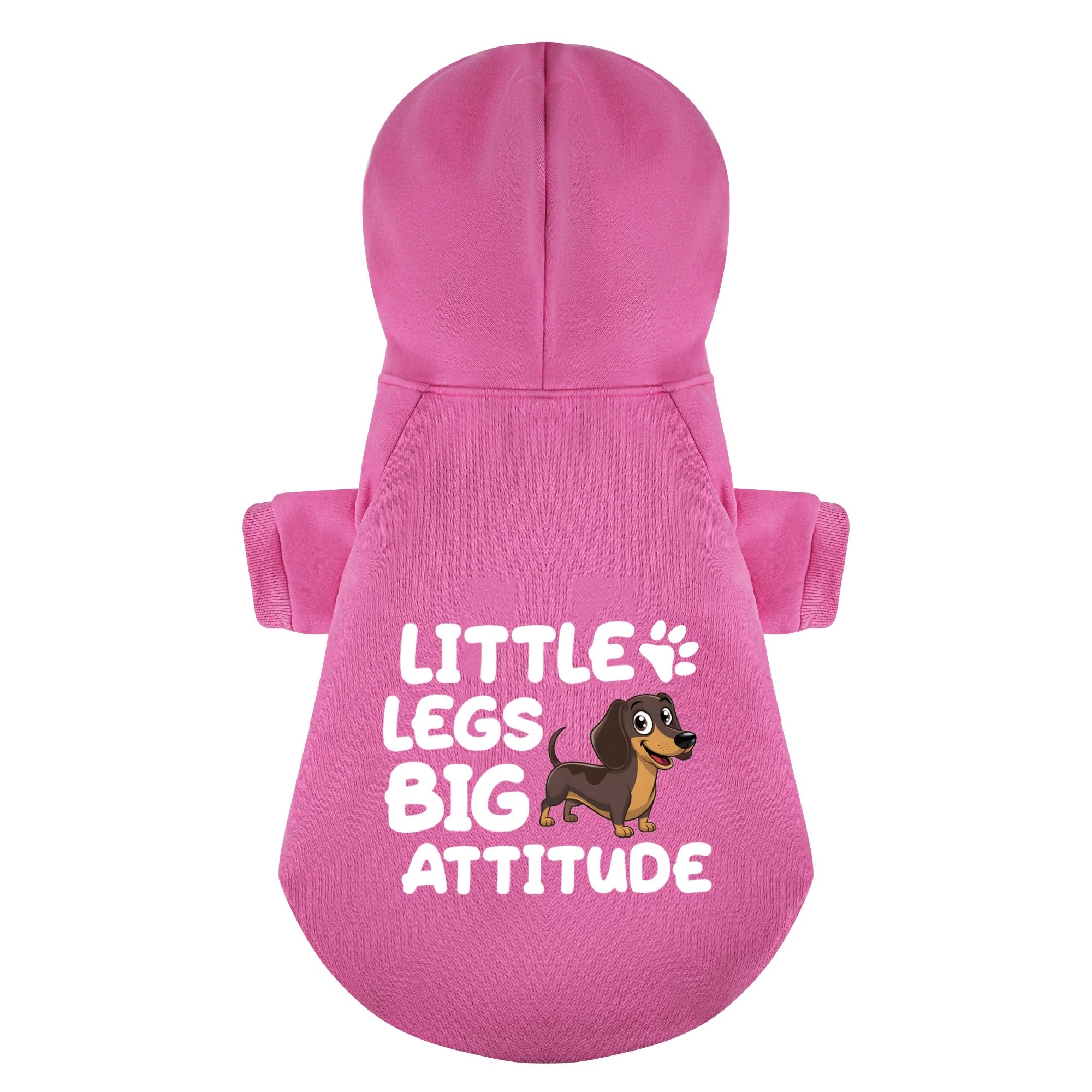 Little Legs, BIG ATTITUDE - Personalized Dachshund Hoodies with Funny Quotes – Stylish, Cozy, and Premium 100% Cotton - Image 5