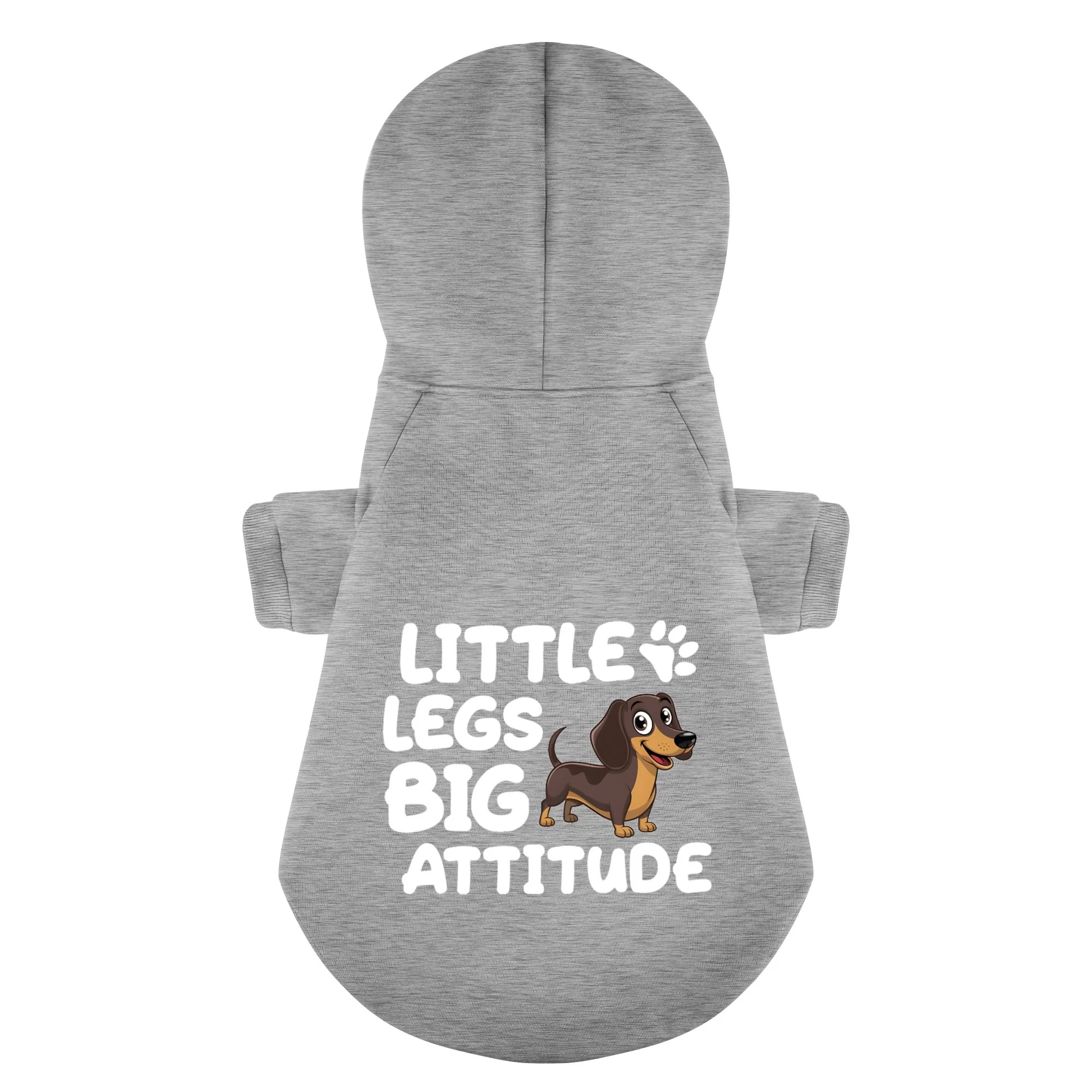 Little Legs, BIG ATTITUDE - Personalized Dachshund Hoodies with Funny Quotes – Stylish, Cozy, and Premium 100% Cotton - Image 6