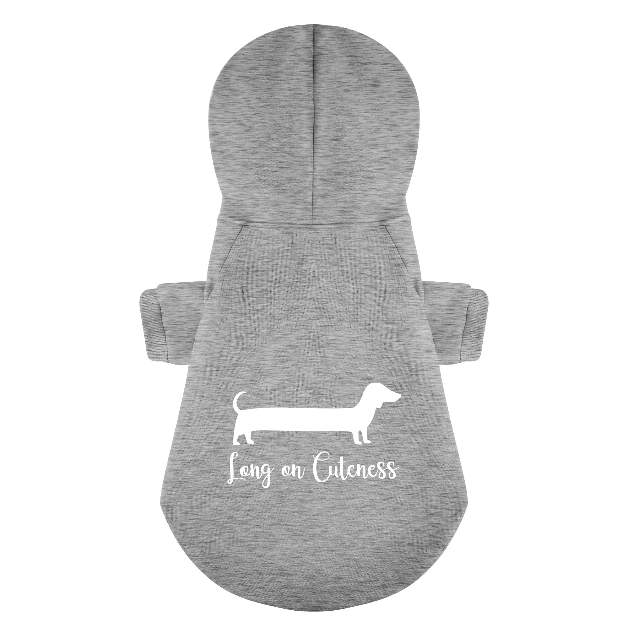 long and cute - Personalized Dachshund Hoodies with Funny Quotes – Stylish, Cozy, and Premium 100% Cotton - Image 5