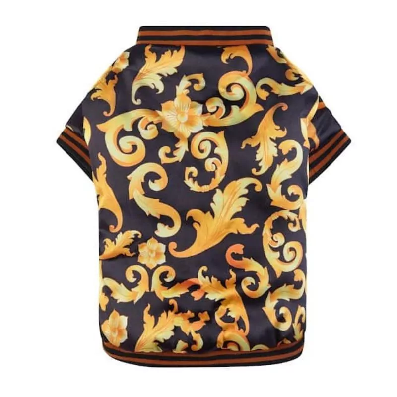 LuxePup Dachshund Jacket with Gold Embroidery - Image 3