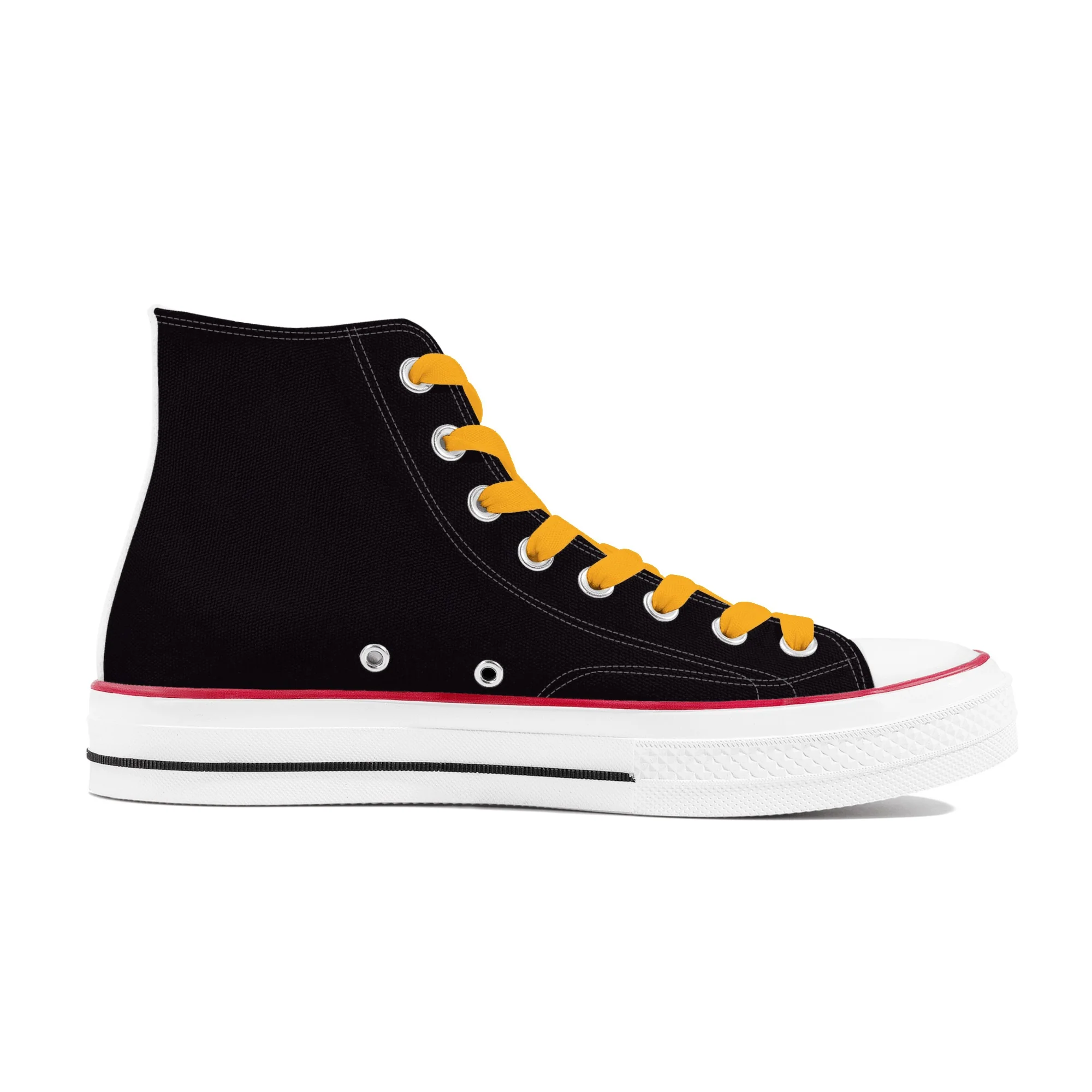 Malbec - Classic High Top Canvas Shoes - Image 3
