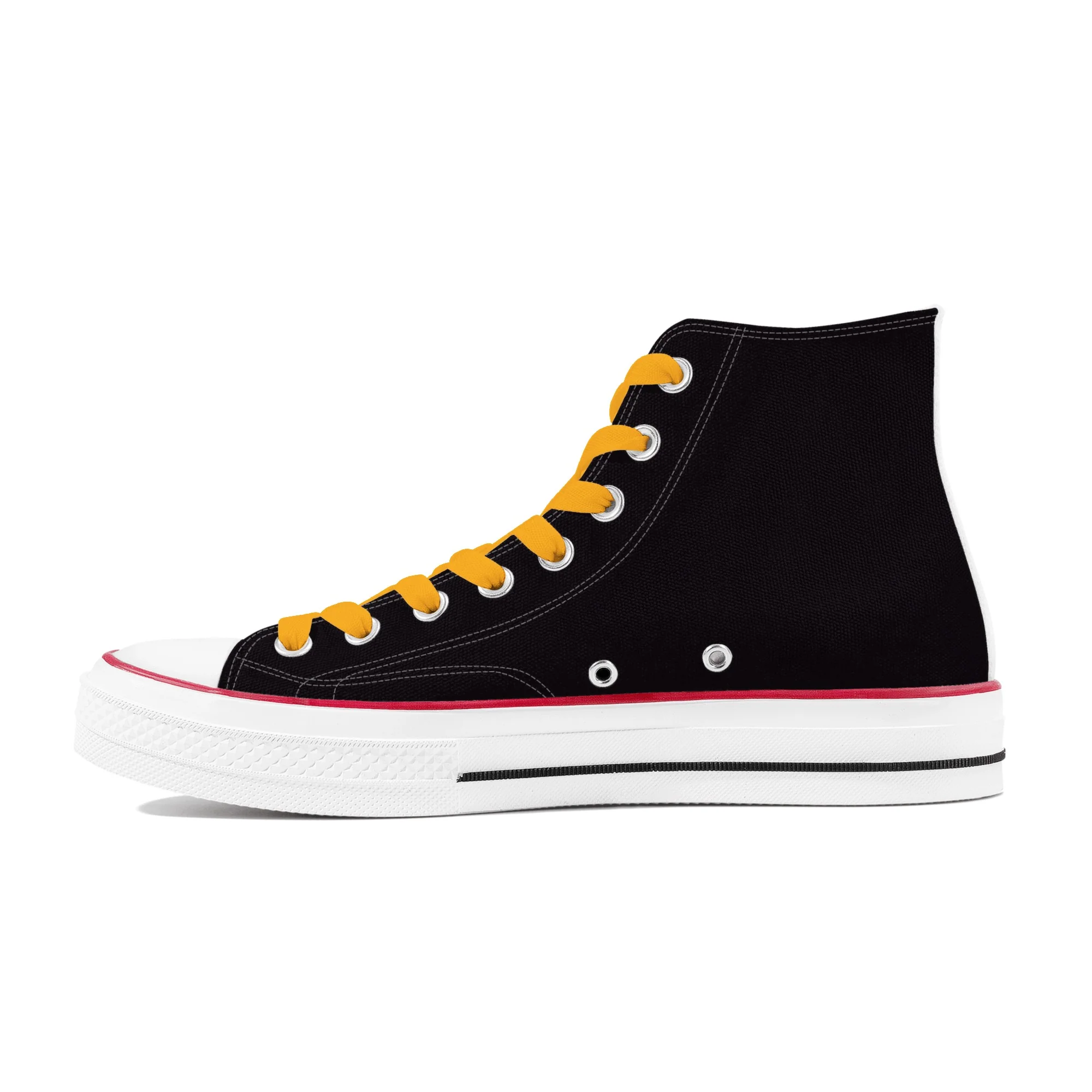 Malbec - Classic High Top Canvas Shoes - Image 4