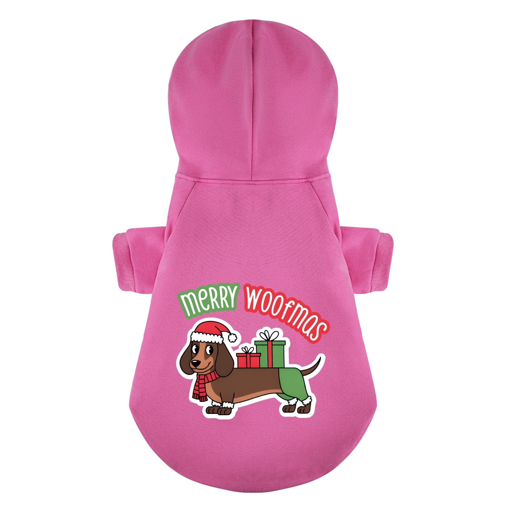MERRY WOOFMAS - Personalized Dachshund Hoodies with Funny Quotes – Stylish, Cozy, and Premium 100% Cotton - Image 5