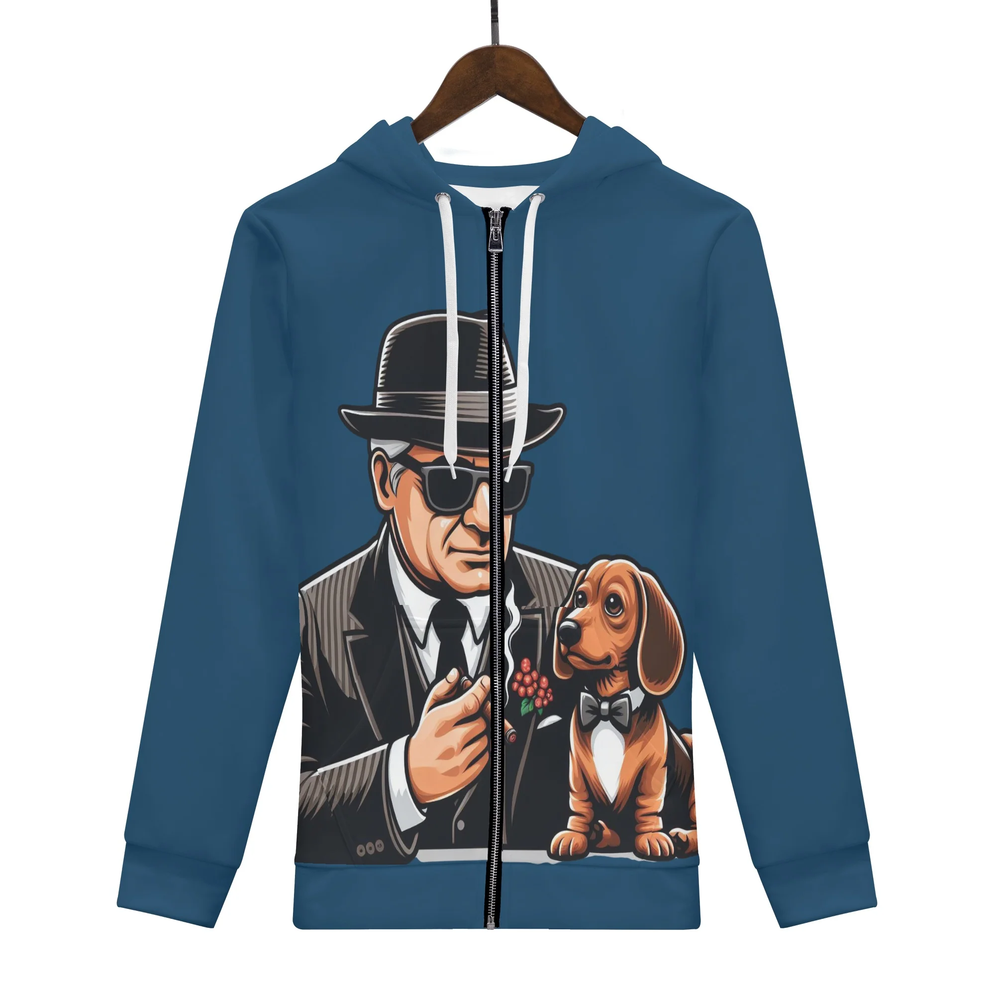 Mia - All Over Print Zip Up Hoodie - Image 7