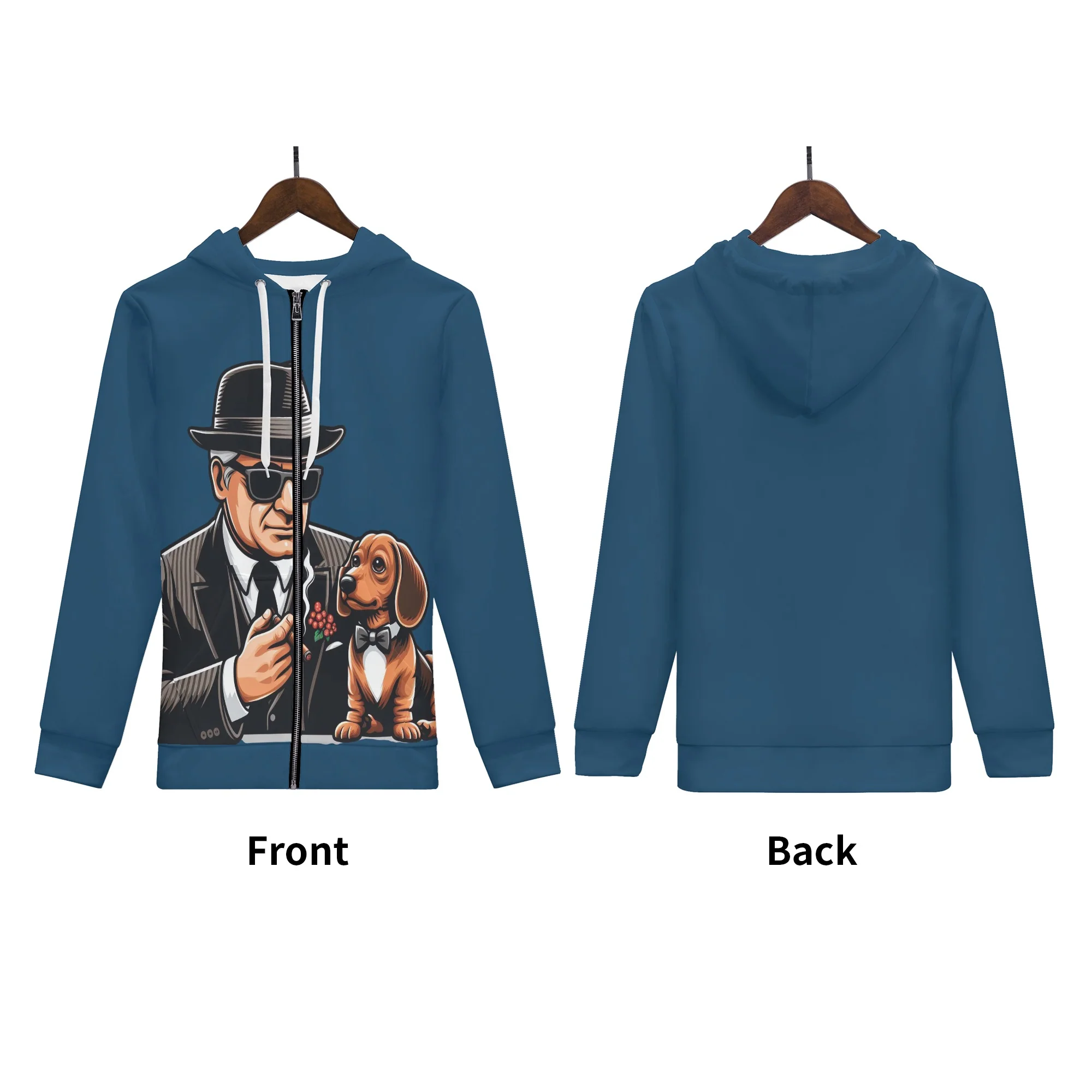 Mia - All Over Print Zip Up Hoodie - Image 9