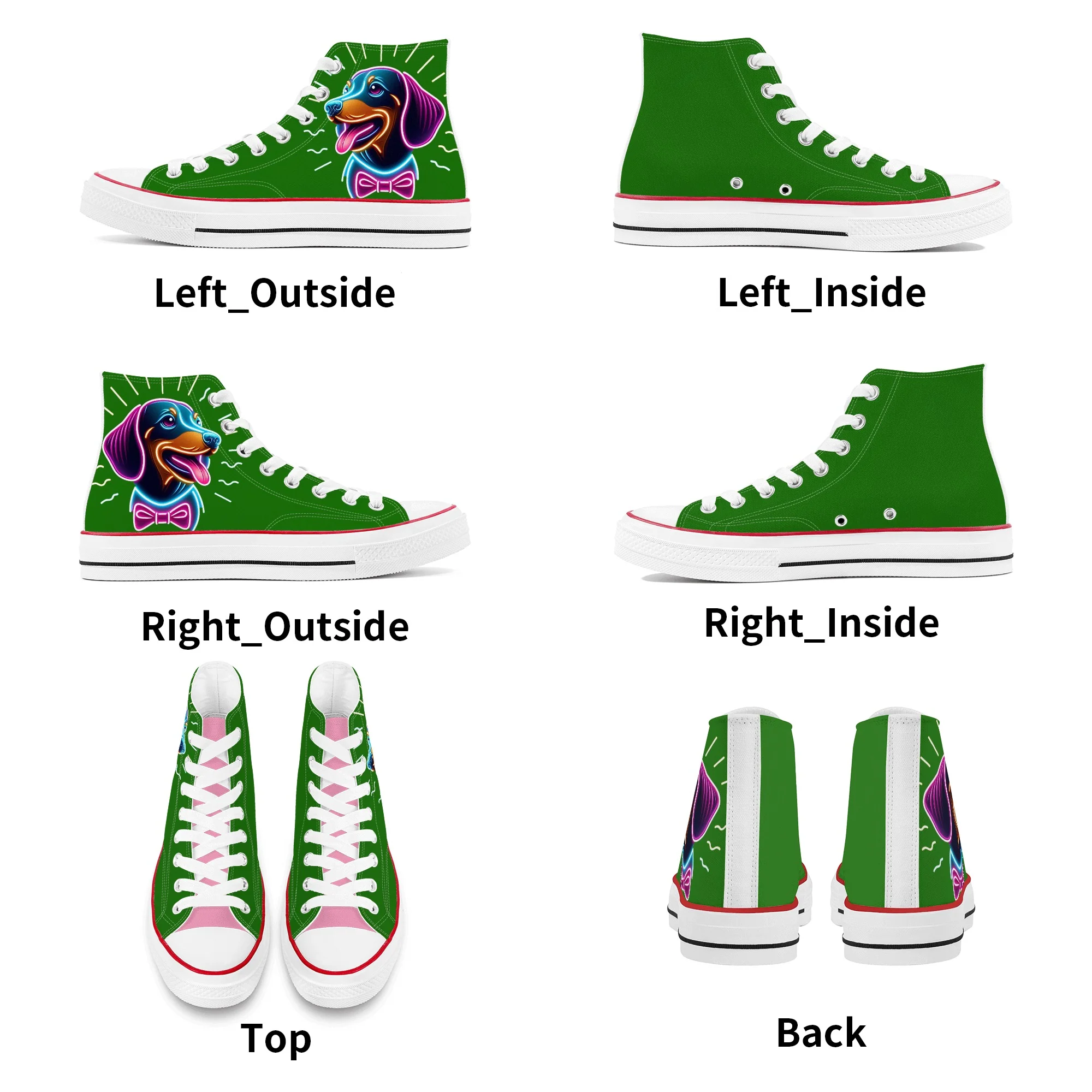 Mojo - Classic High Top Canvas Shoes - Image 9