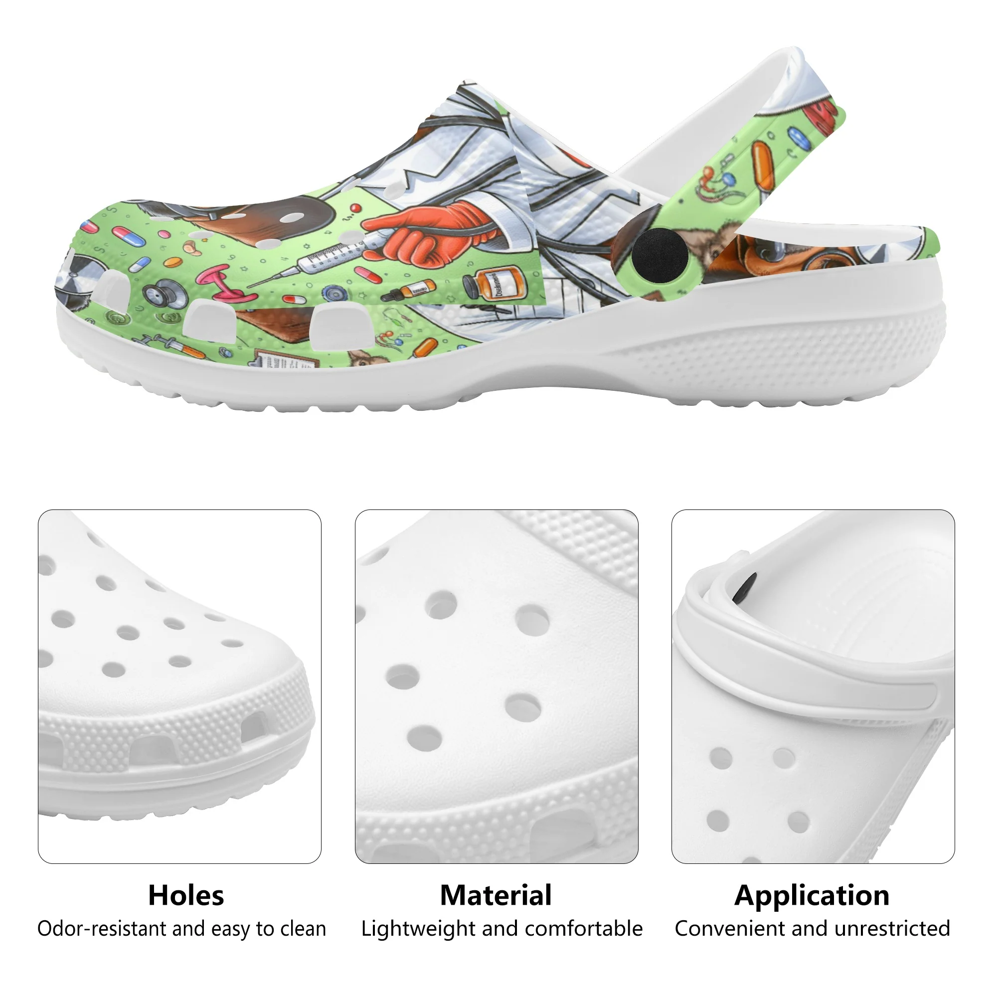 Navy - Unisex Clogs - Image 10