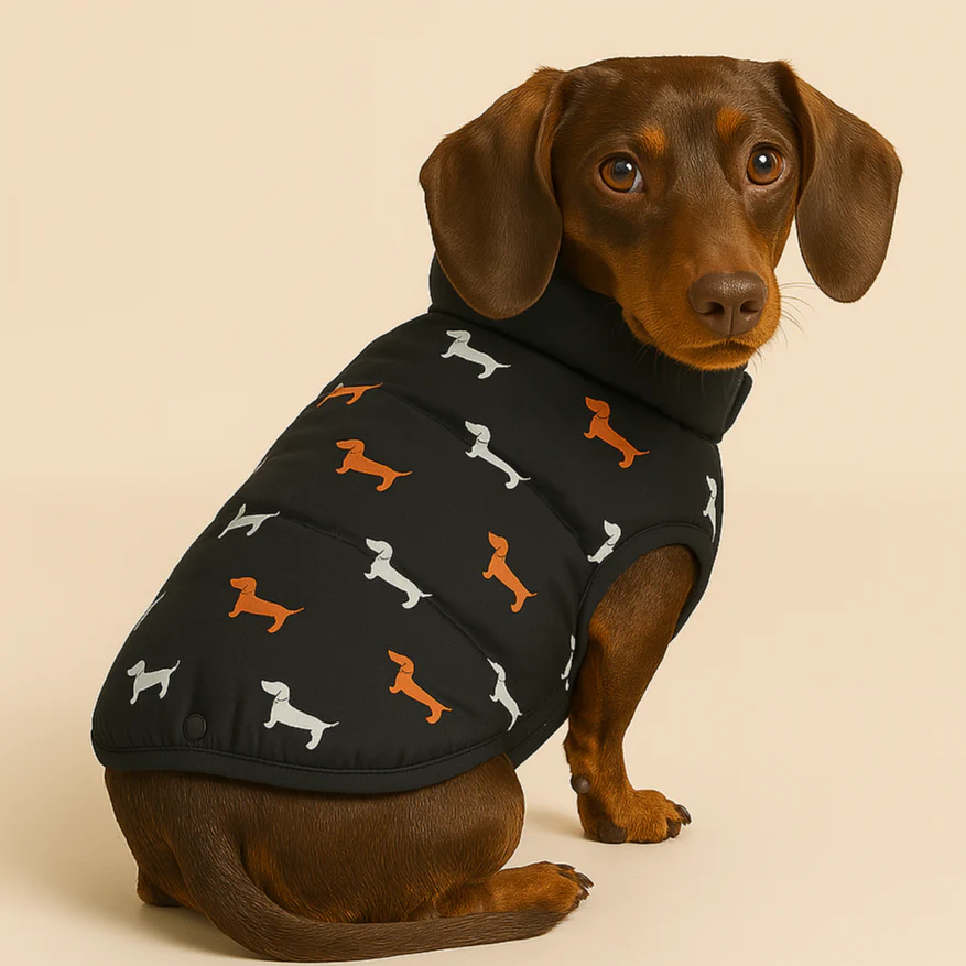 NexaLeaf Warm Puffer Jacket for Dachshunds - Image 2